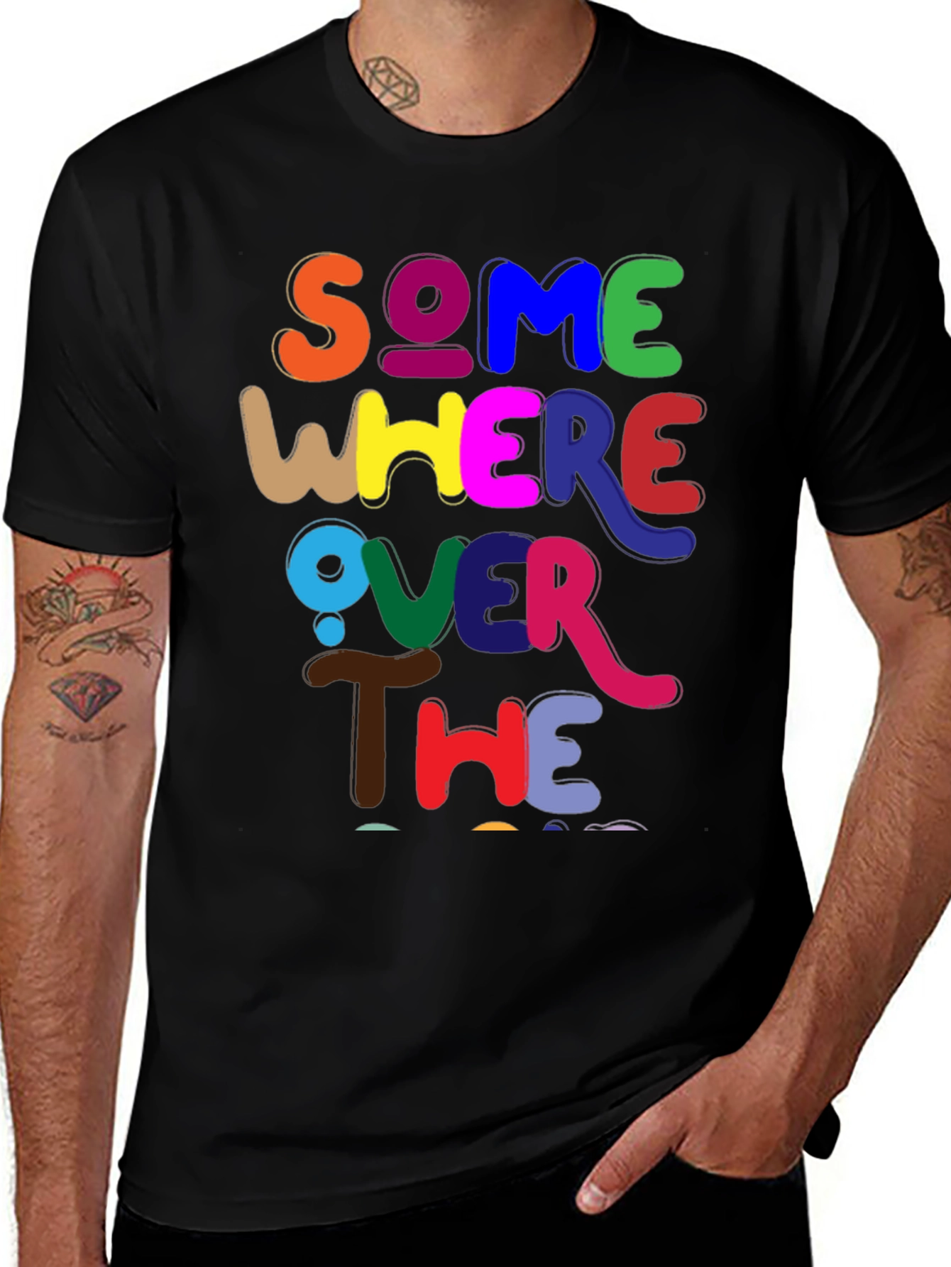 Variant 6 of Somewhere Over The Rainbow Graphic Tee