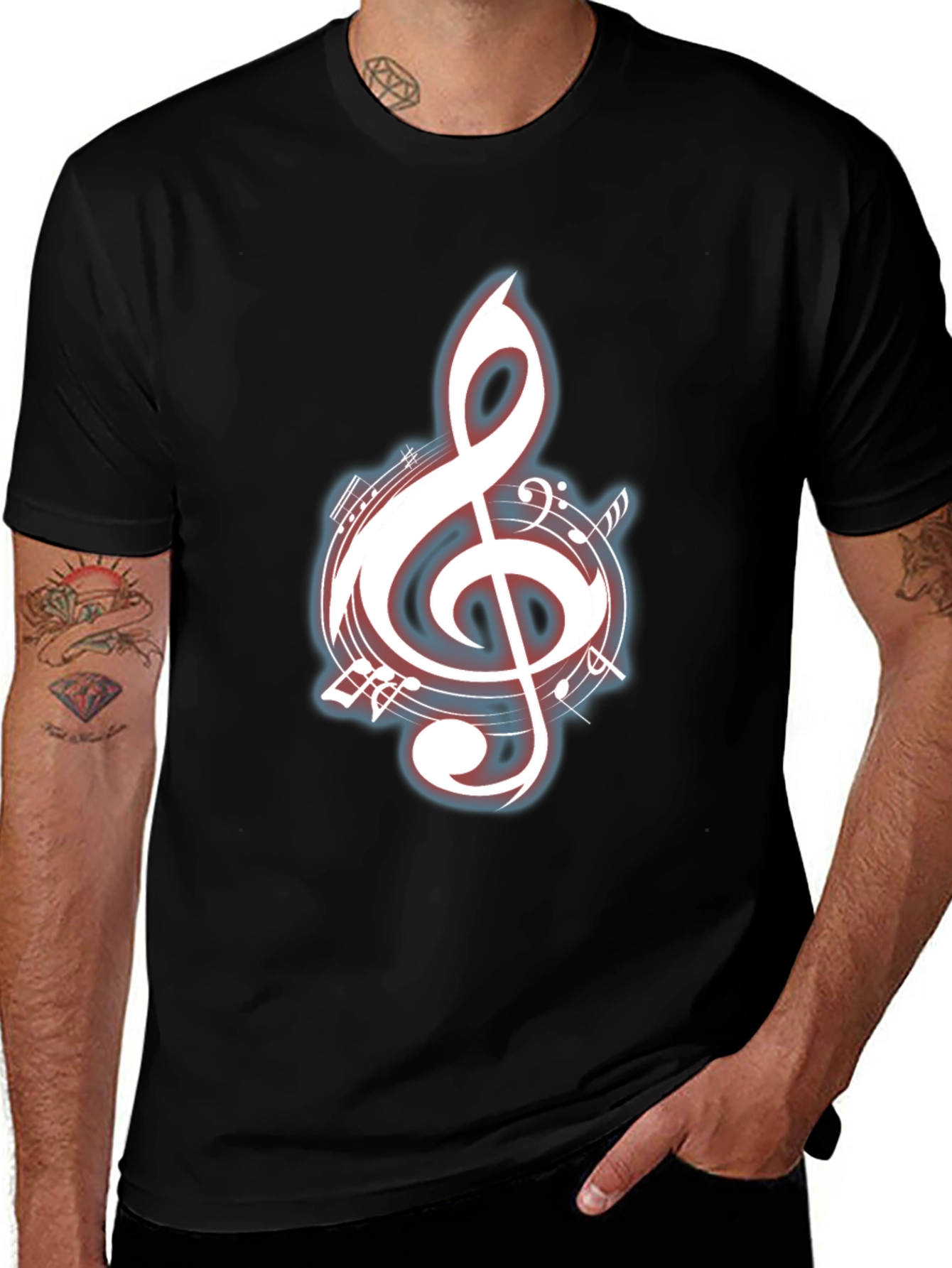 Variant 23 of Musical Clef T-Shirt - Stylish & Comfortable