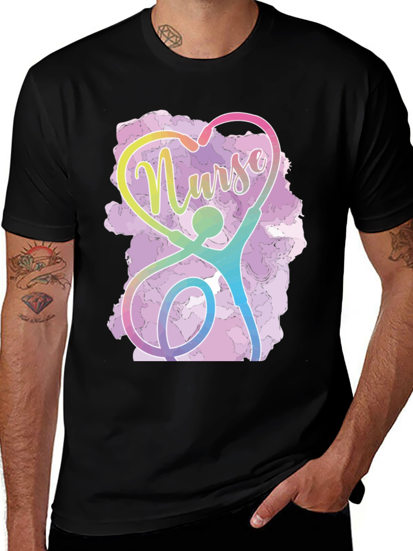 Variant 23 of Nurse Heartbeat T-Shirt - Medical Professional Tee