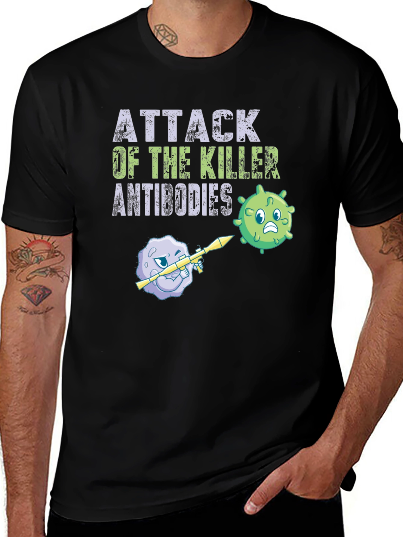 Variant 15 of Attack of the Killer Antibodies T-Shirt