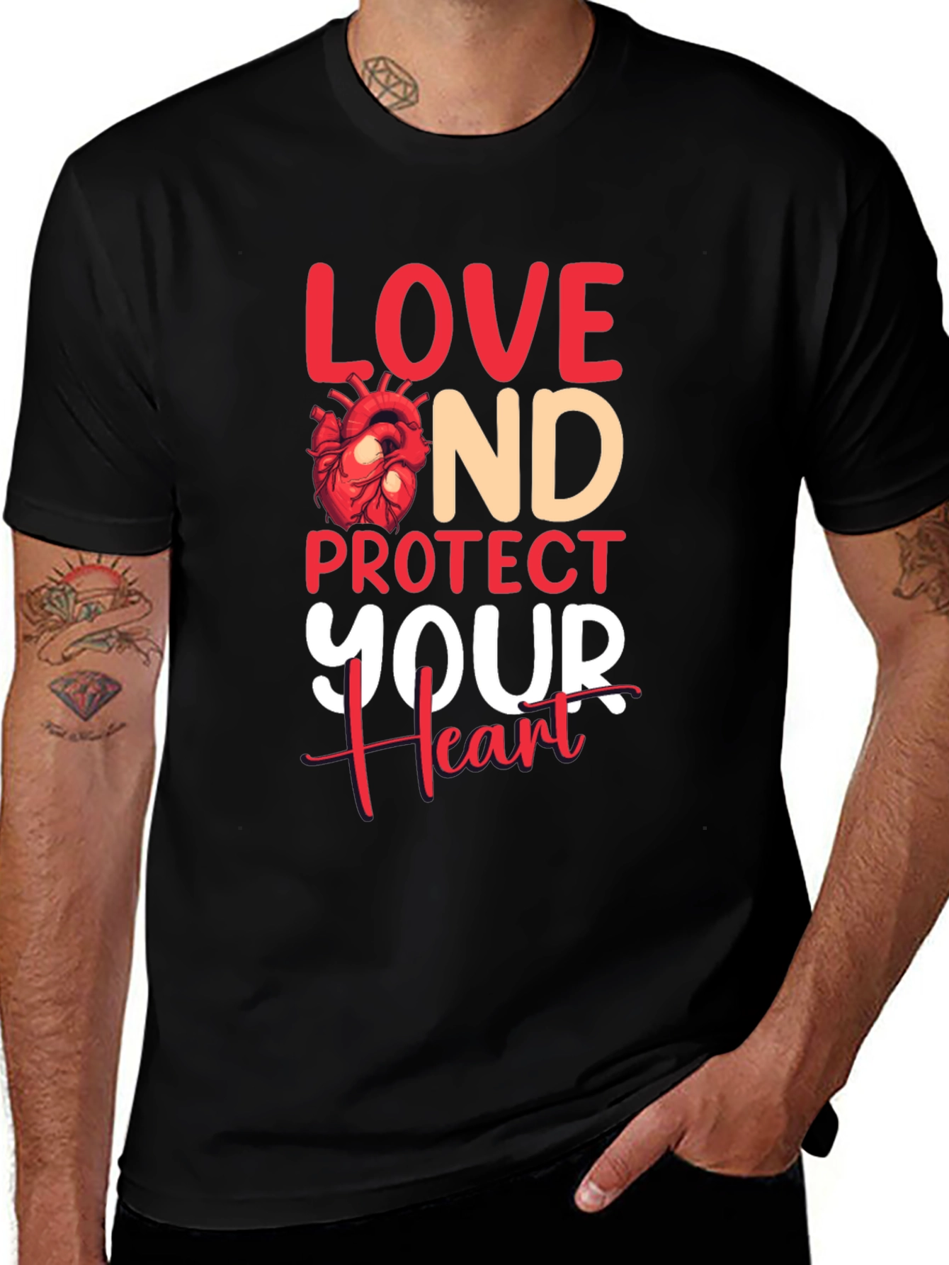 Variant 29 of Love and Protect Your Heart T-Shirt