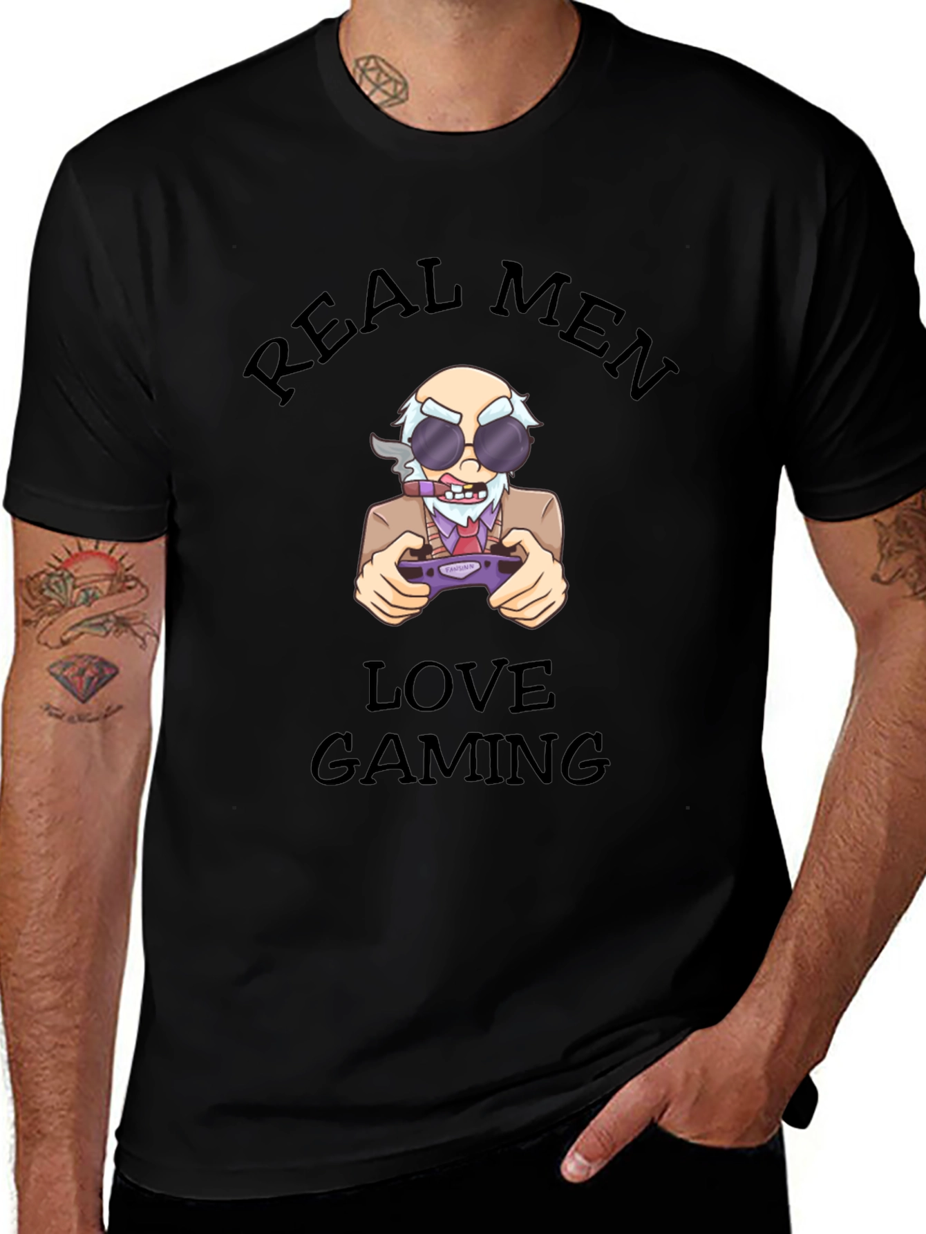 Variant 27 of Real Men Love Gaming T-Shirt