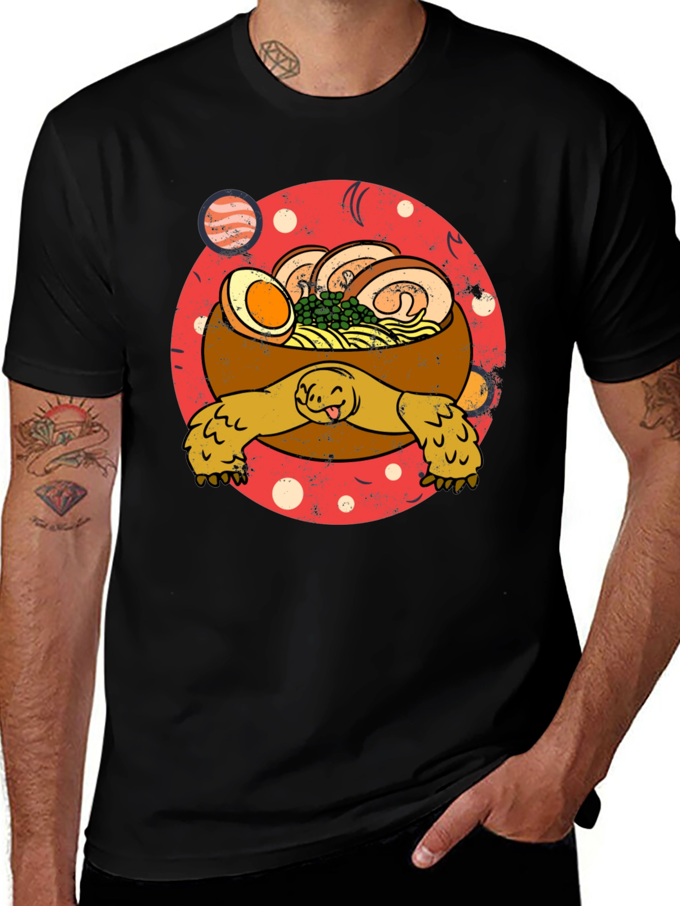 Variant 16 of Ramen Turtle T-Shirt - Unique Graphic Tee