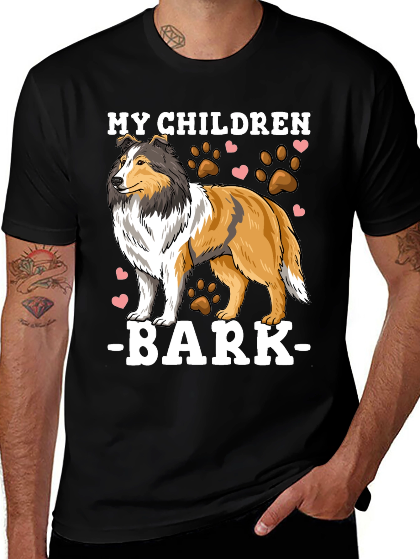 Variant 14 of My Children Bark Dog Lover T-Shirt