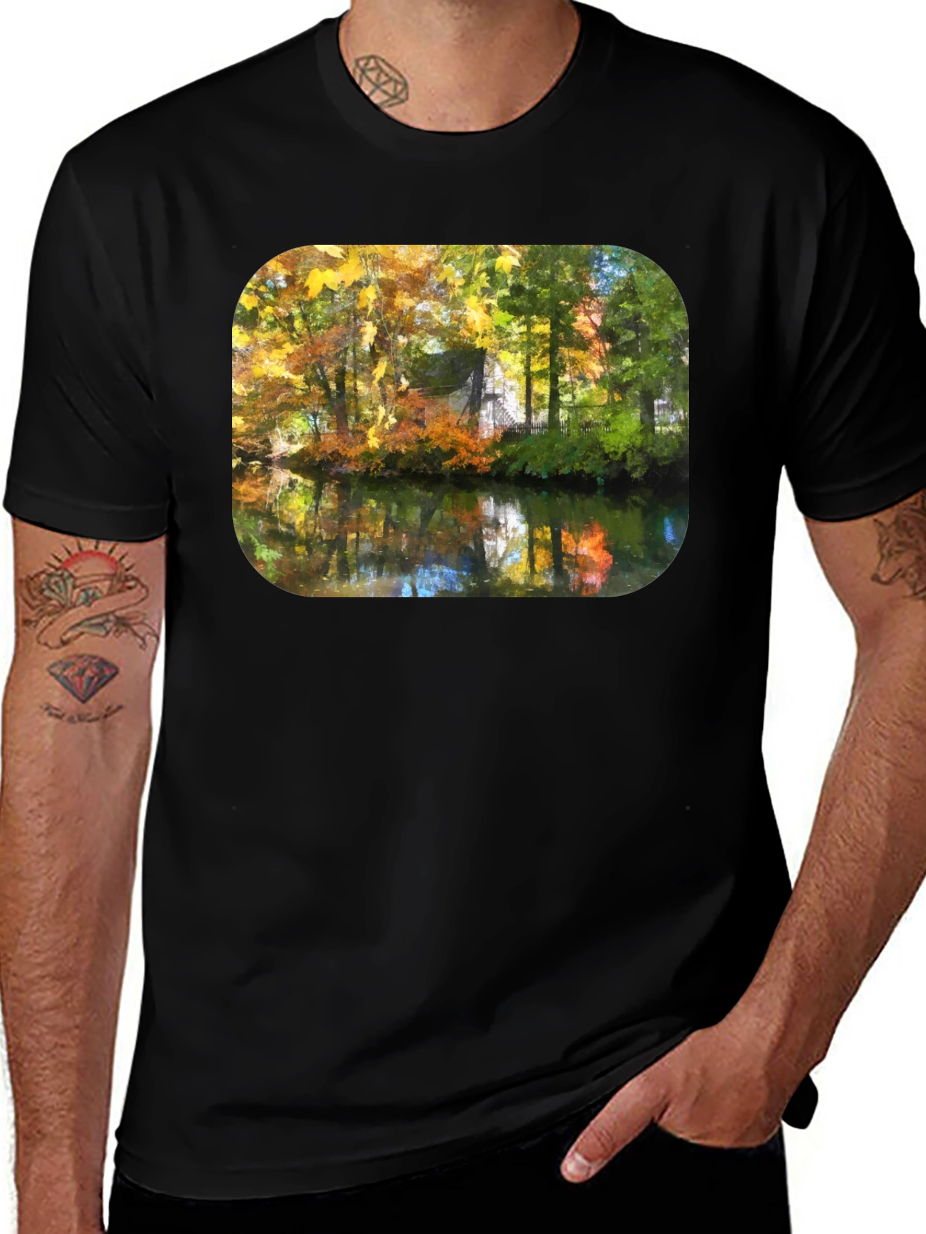 Variant 23 of Autumn Reflections Graphic Tee