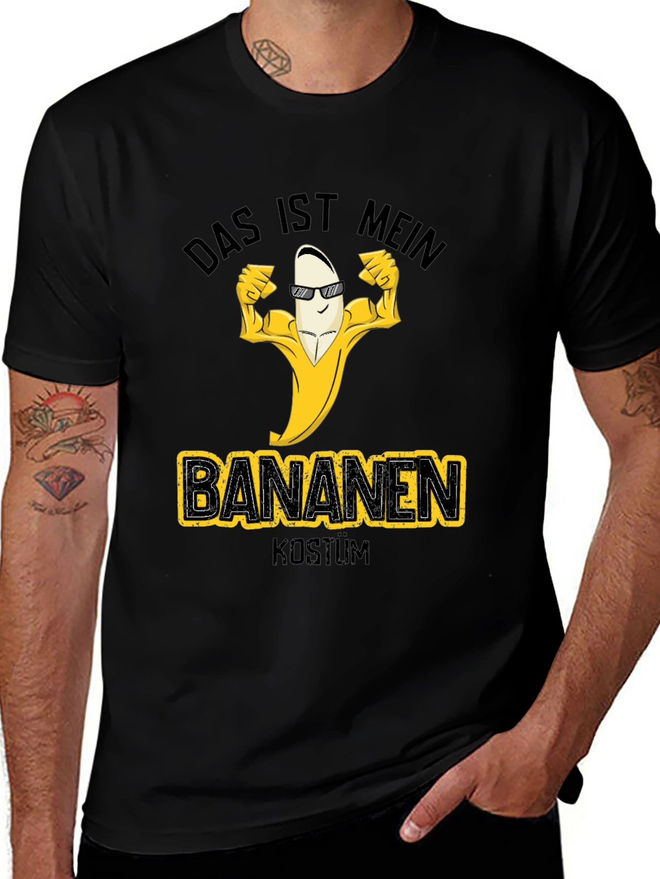 Variant 7 of Funny Banana Costume Graphic Novelty T-Shirt