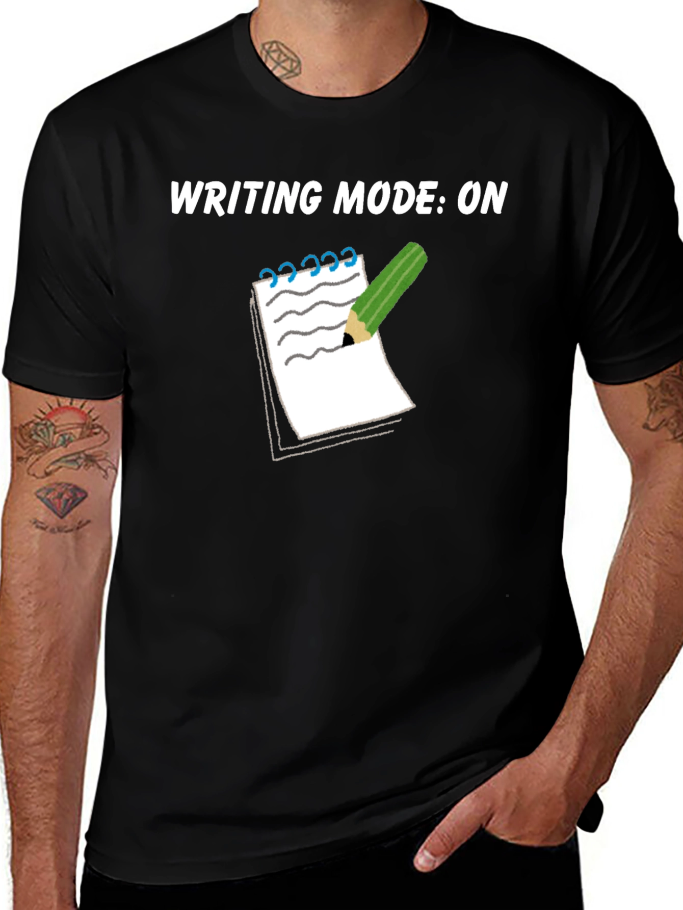 Variant 13 of Writing Mode On Graphic Tee