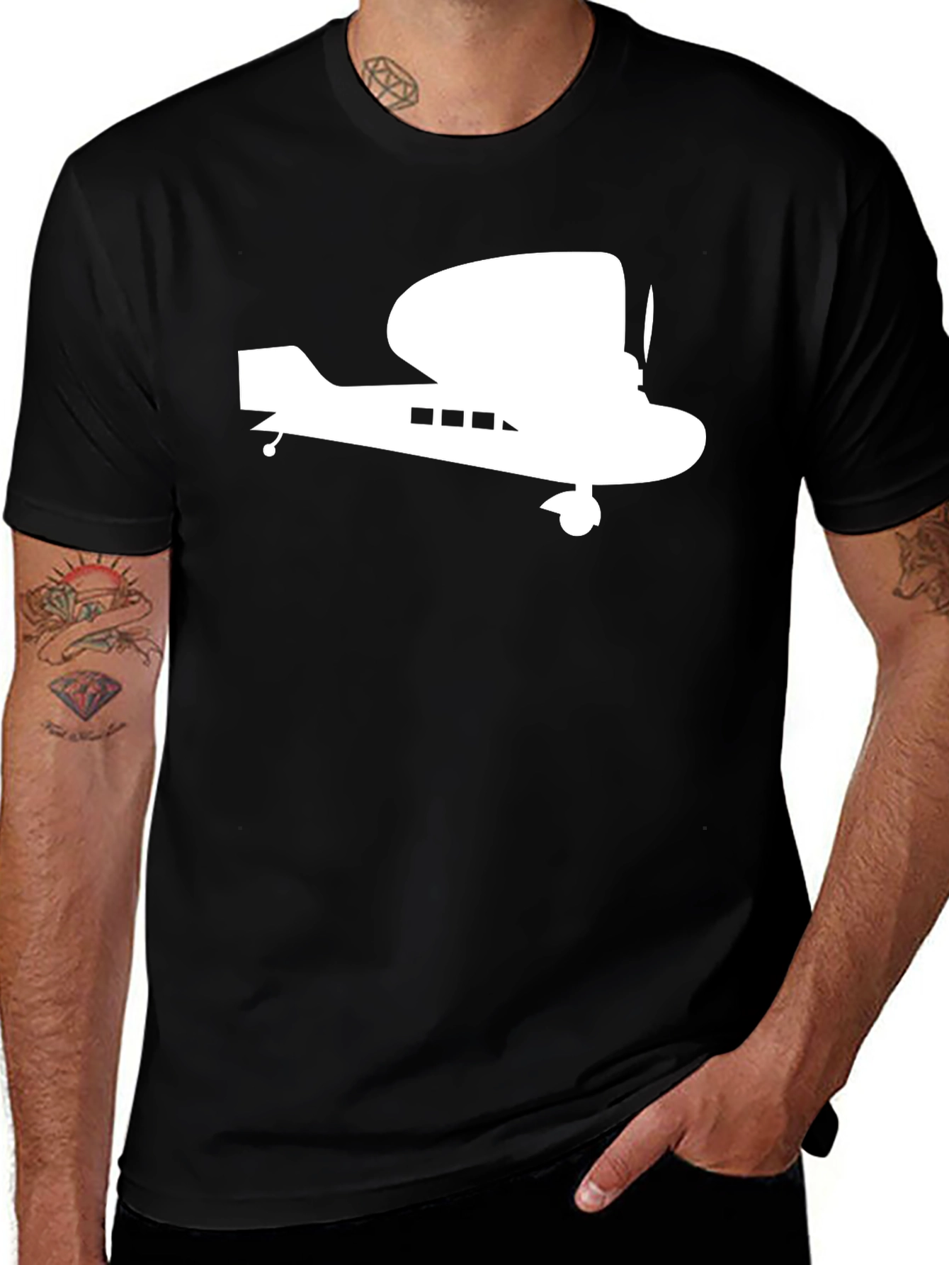 Variant 22 of Biplane T-Shirt - Aviation Lover Tee
