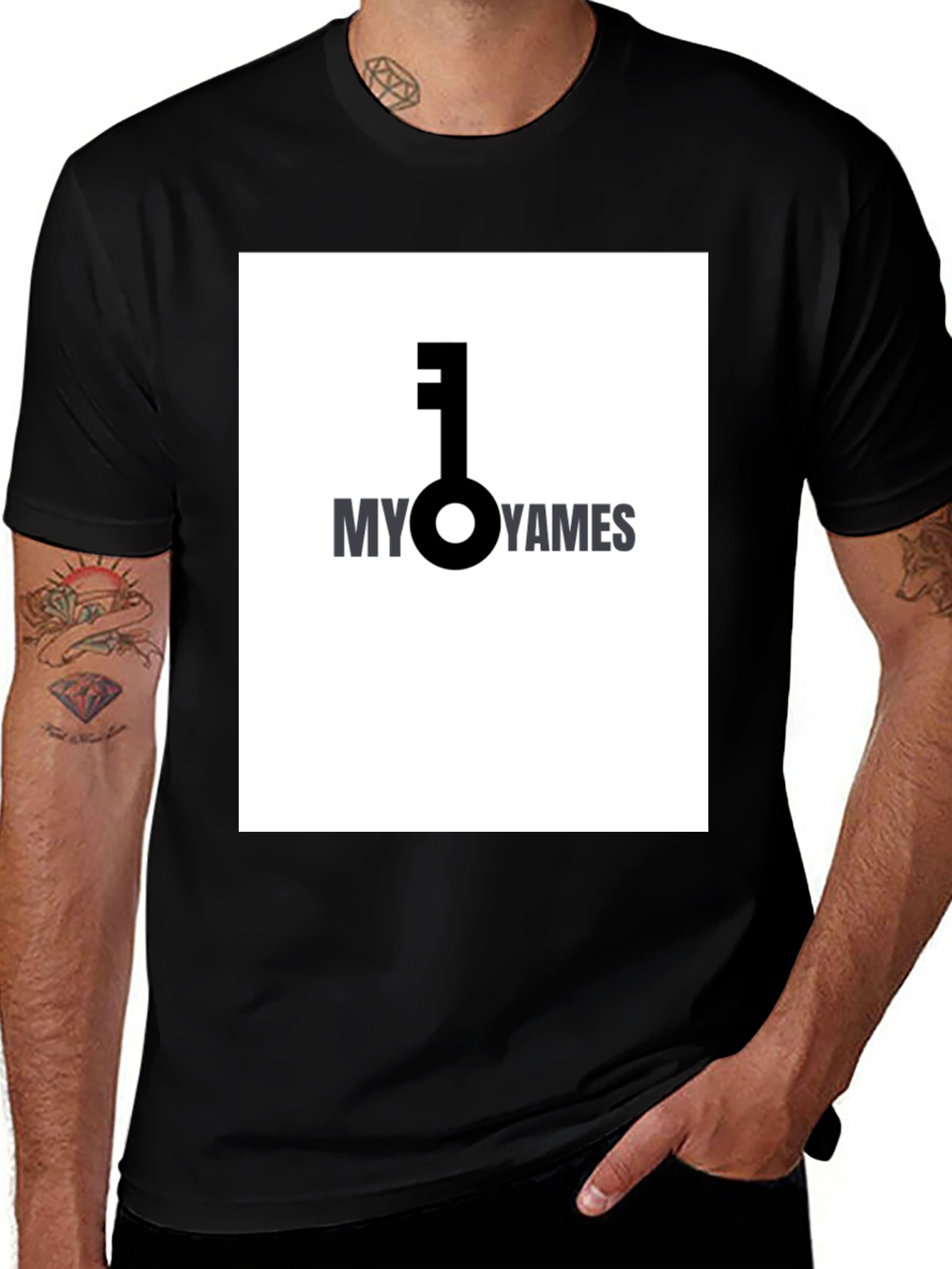 Variant 13 of Unlock Your Style: MY Key YAMES T-Shirt