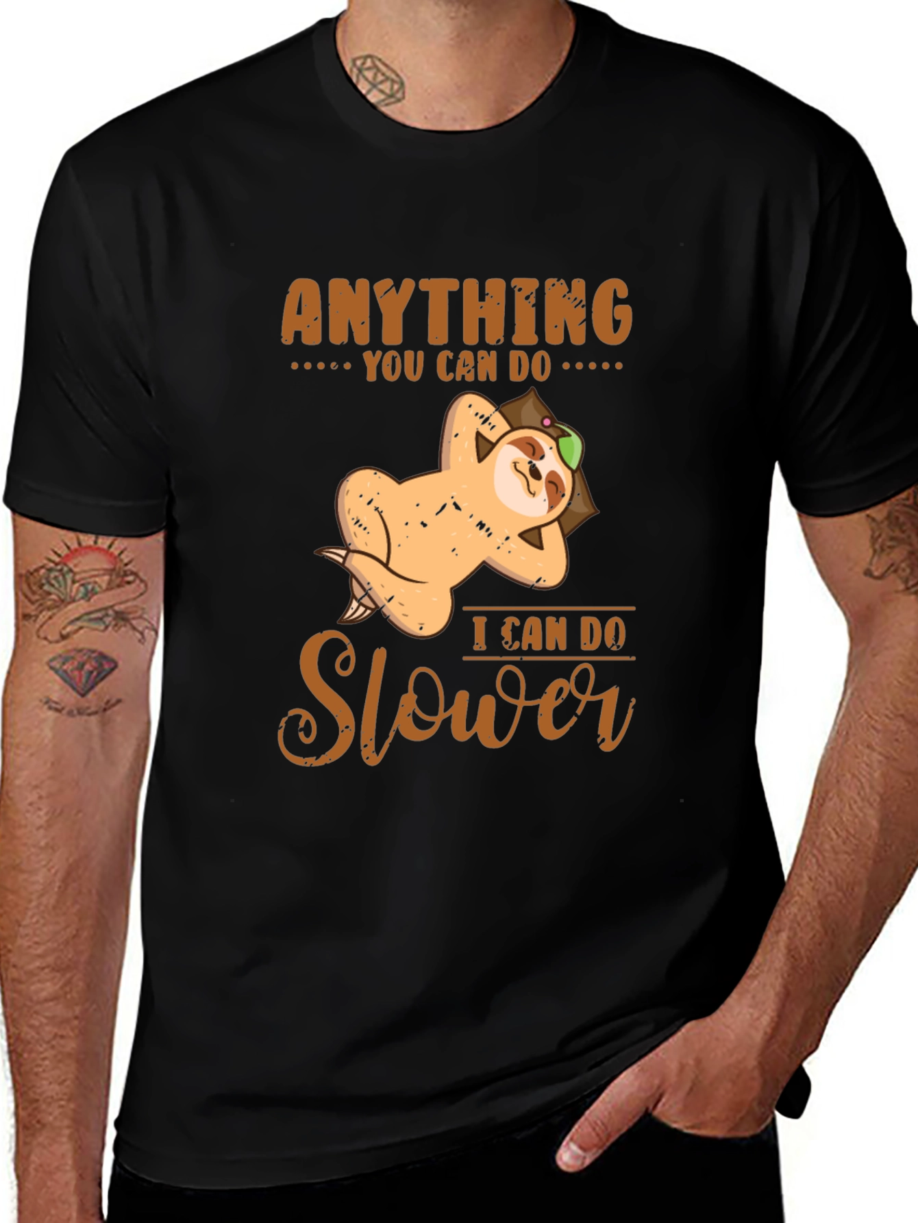 Variant 15 of Anything You Can Do Slower Sloth T-Shirt