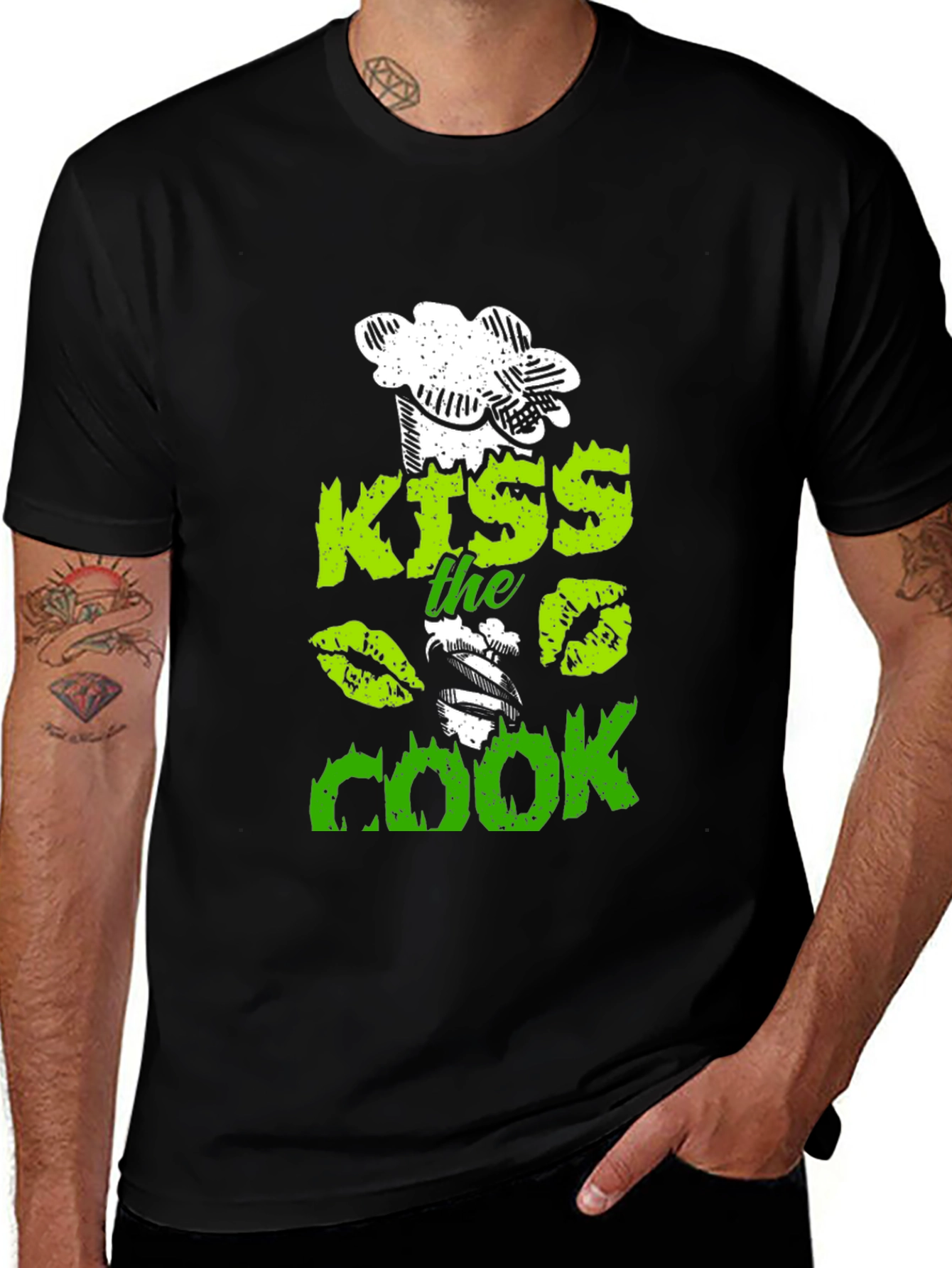 Variant 11 of Kiss The Cook Graphic T-Shirt