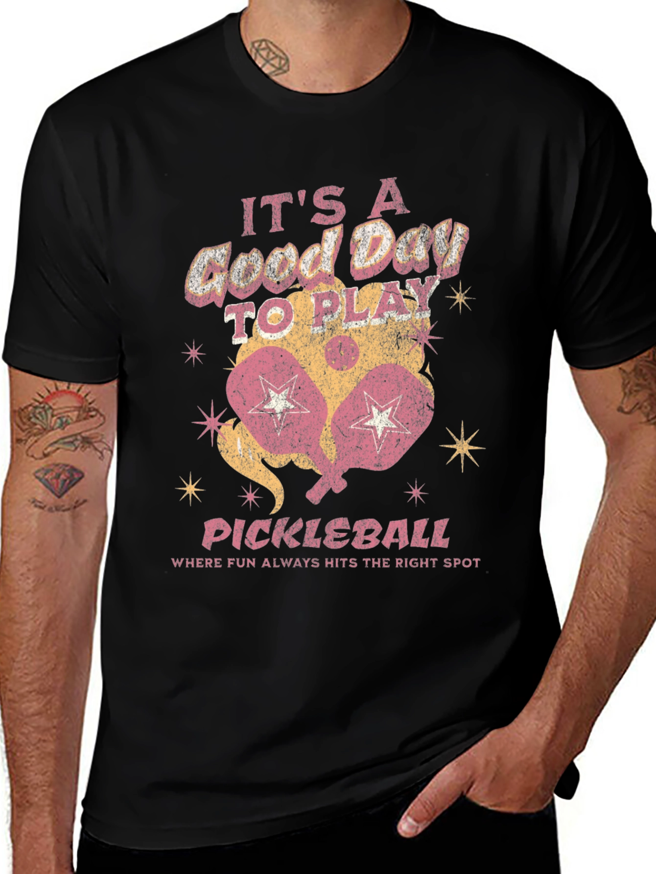 Variant 30 of Pickleball Good Day Play Graphic Tee