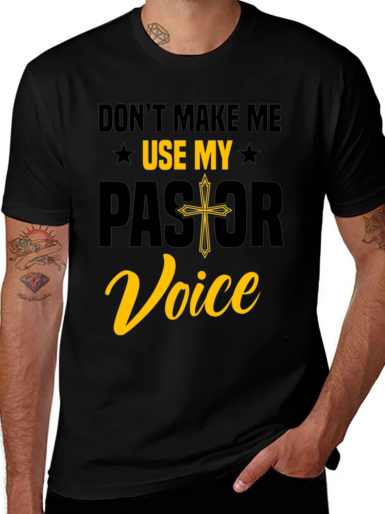 Pastor Voice T-Shirt - Funny Christian Tee