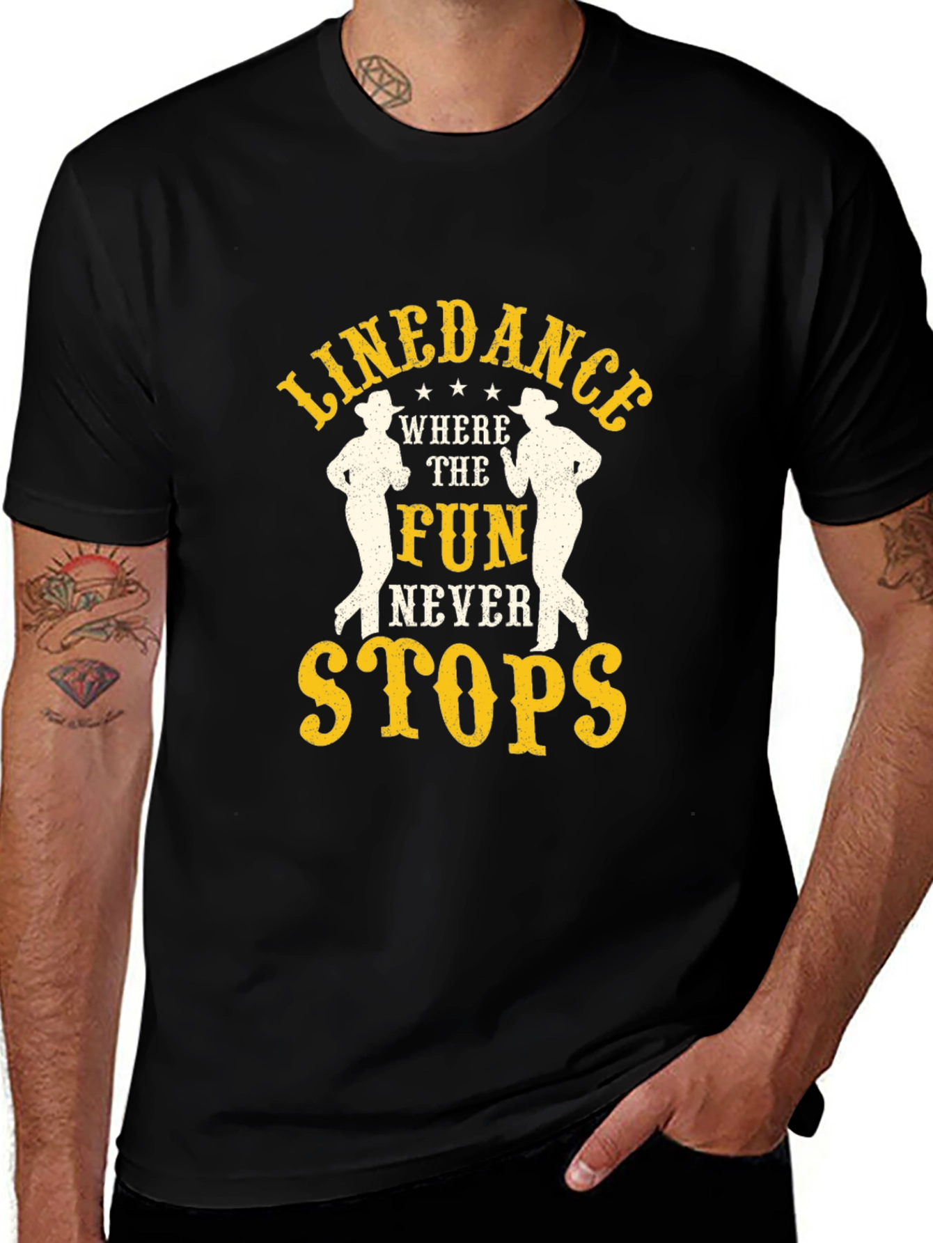 Variant 18 of Line Dance Fun Never Stops T-Shirt