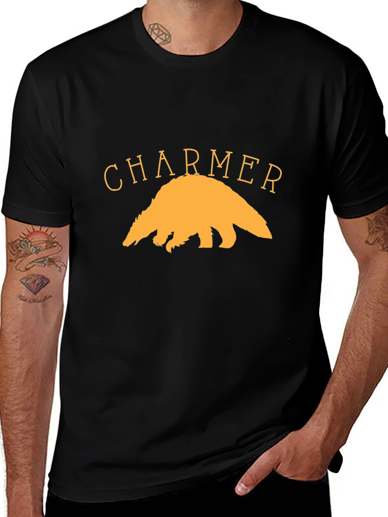 Variant 15 of Charmer Badger Graphic Tee - Unisex Cotton Shirt