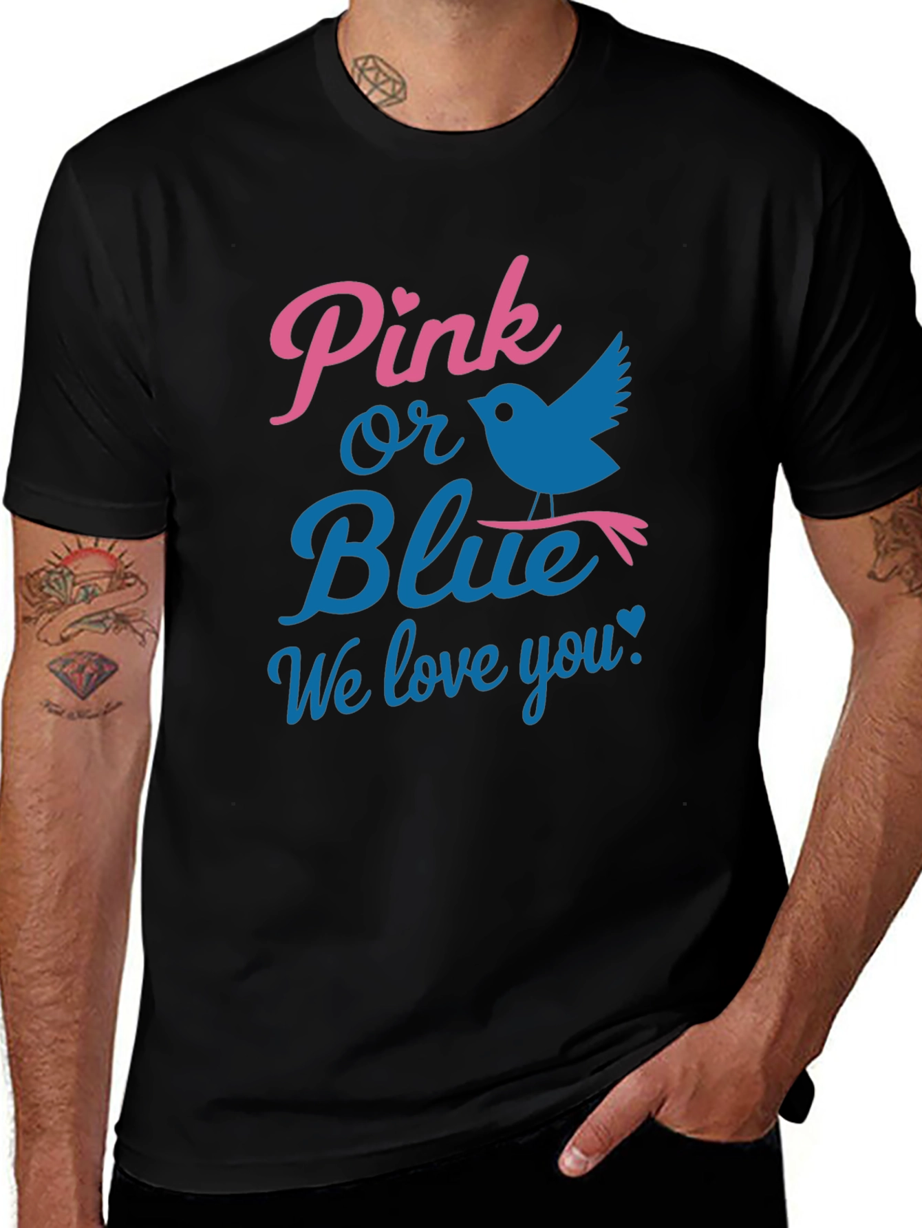 Variant 29 of Pink or Blue Gender Reveal T-Shirt