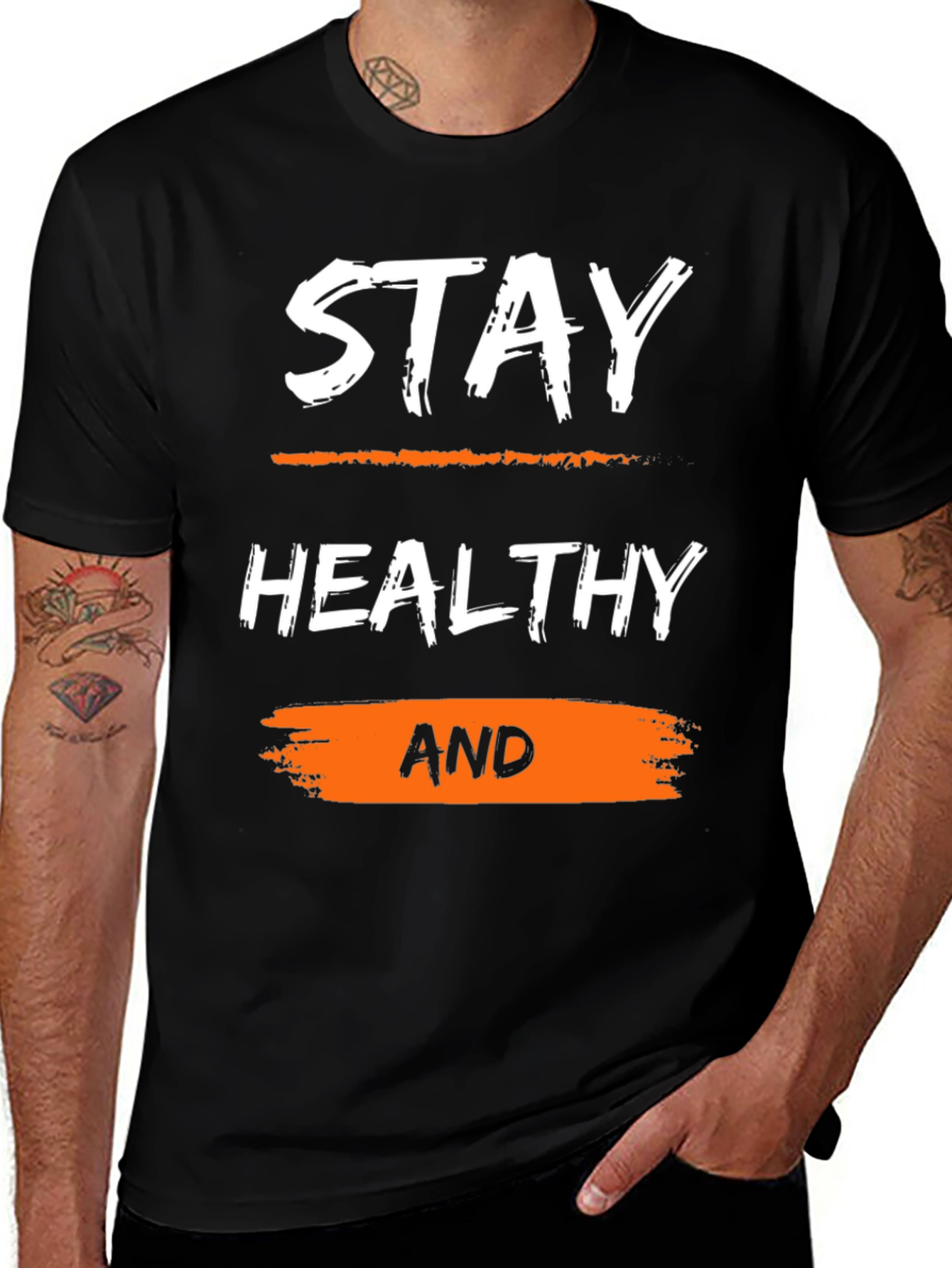 Variant 19 of Stay Healthy Graphic Tee