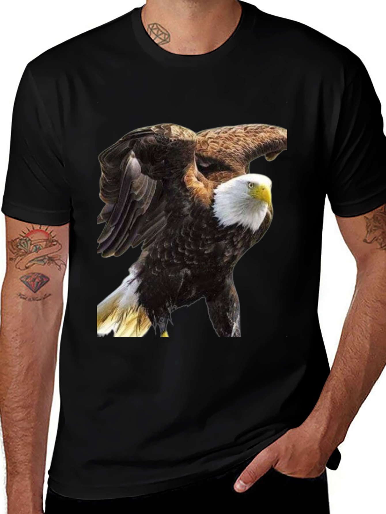 Eagle Graphic T-Shirt - Patriotic Style
