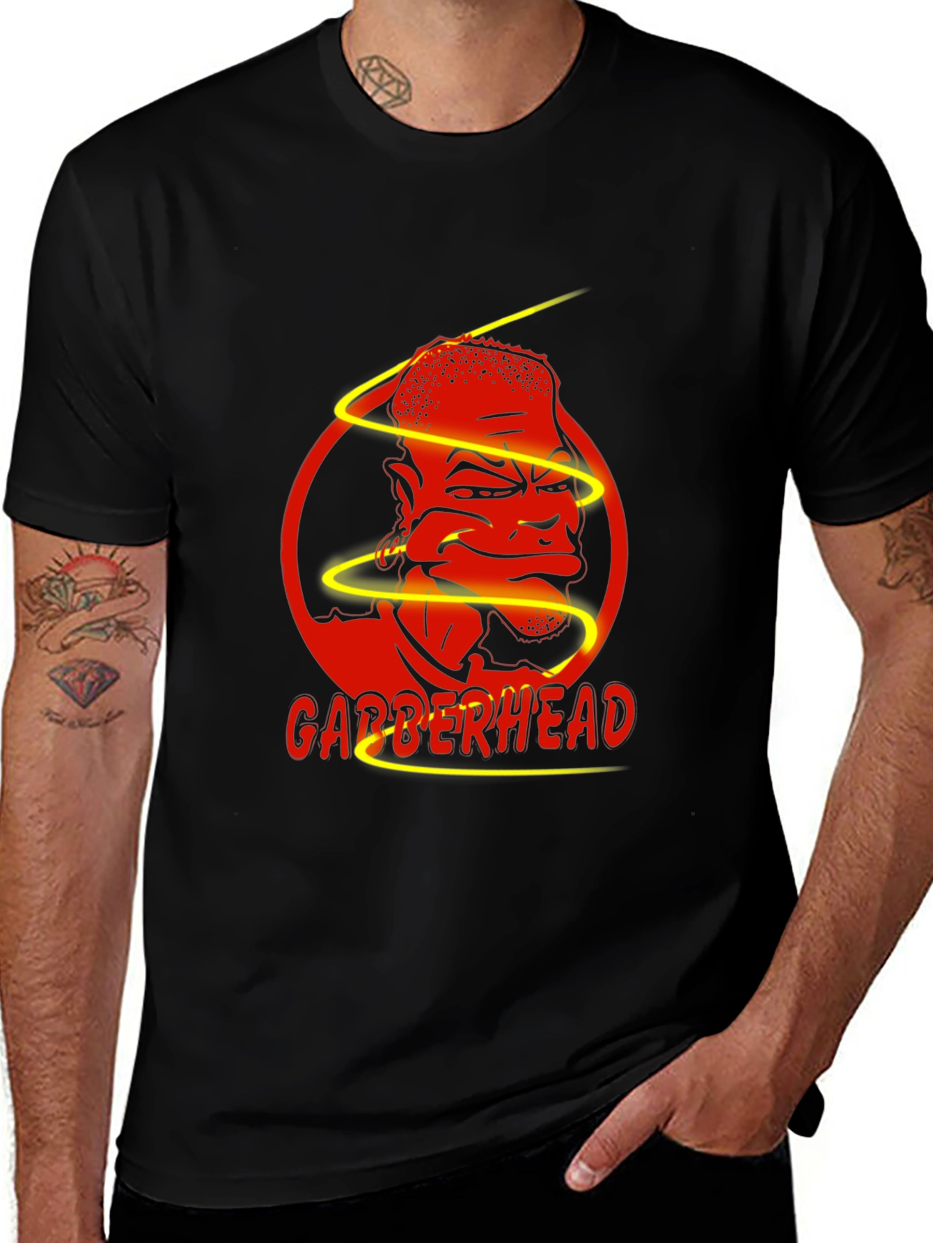 Variant 9 of Gabberhead Graphic T-Shirt - Unique Design