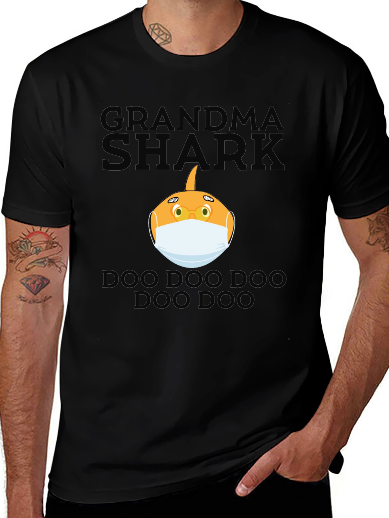 Grandma Shark Tee - Doo Doo Doo