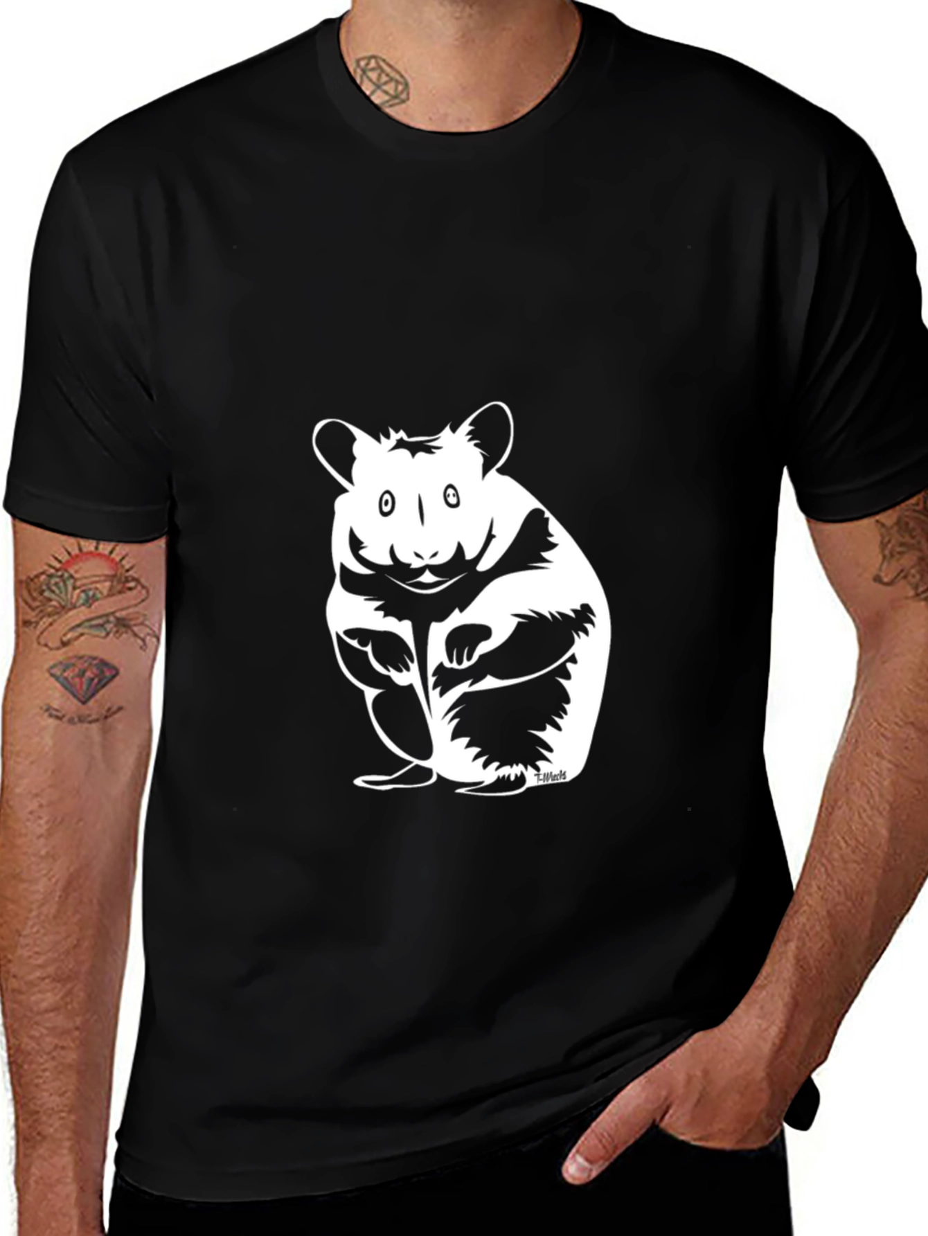 Variant 12 of Hamster Graphic Tee - Funny Animal T-Shirt