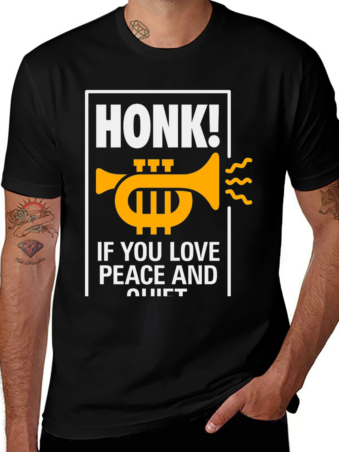 Variant 18 of Honk! Funny Music Lover's T-Shirt
