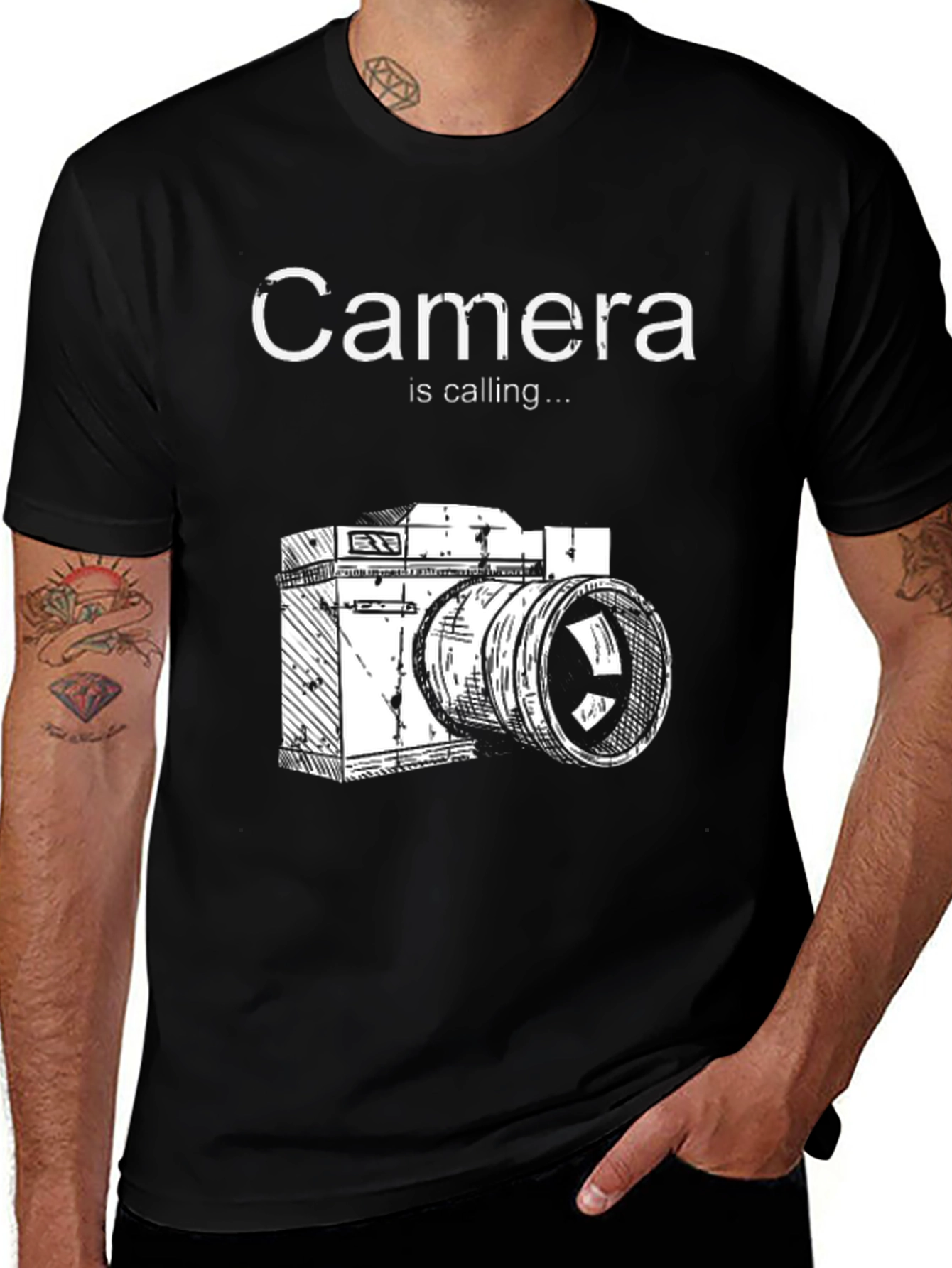 Camera Is Calling Graphic T-Shirt - Photographer Gift