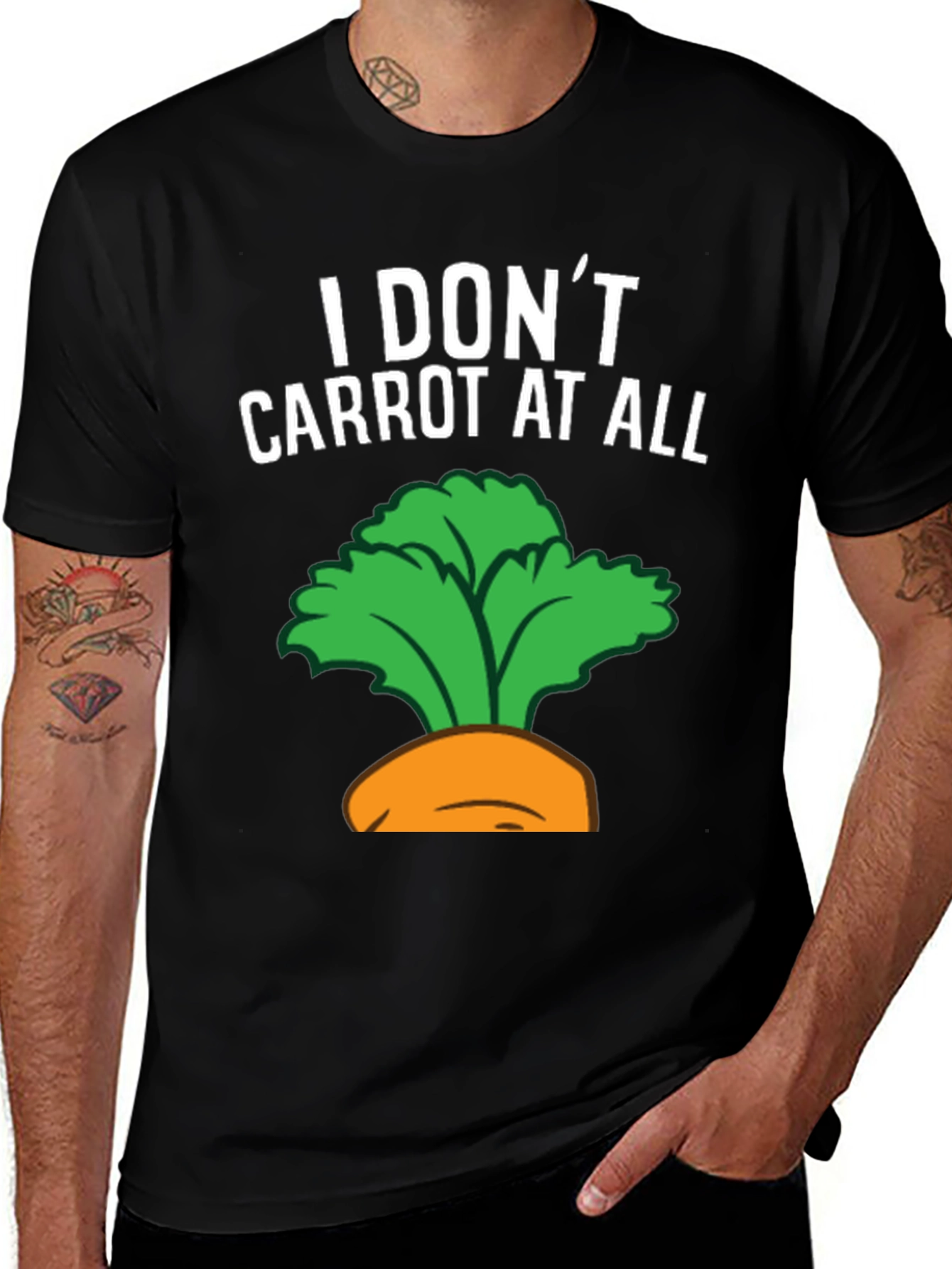 Variant 26 of I Don't Carrot at All Graphic Tee