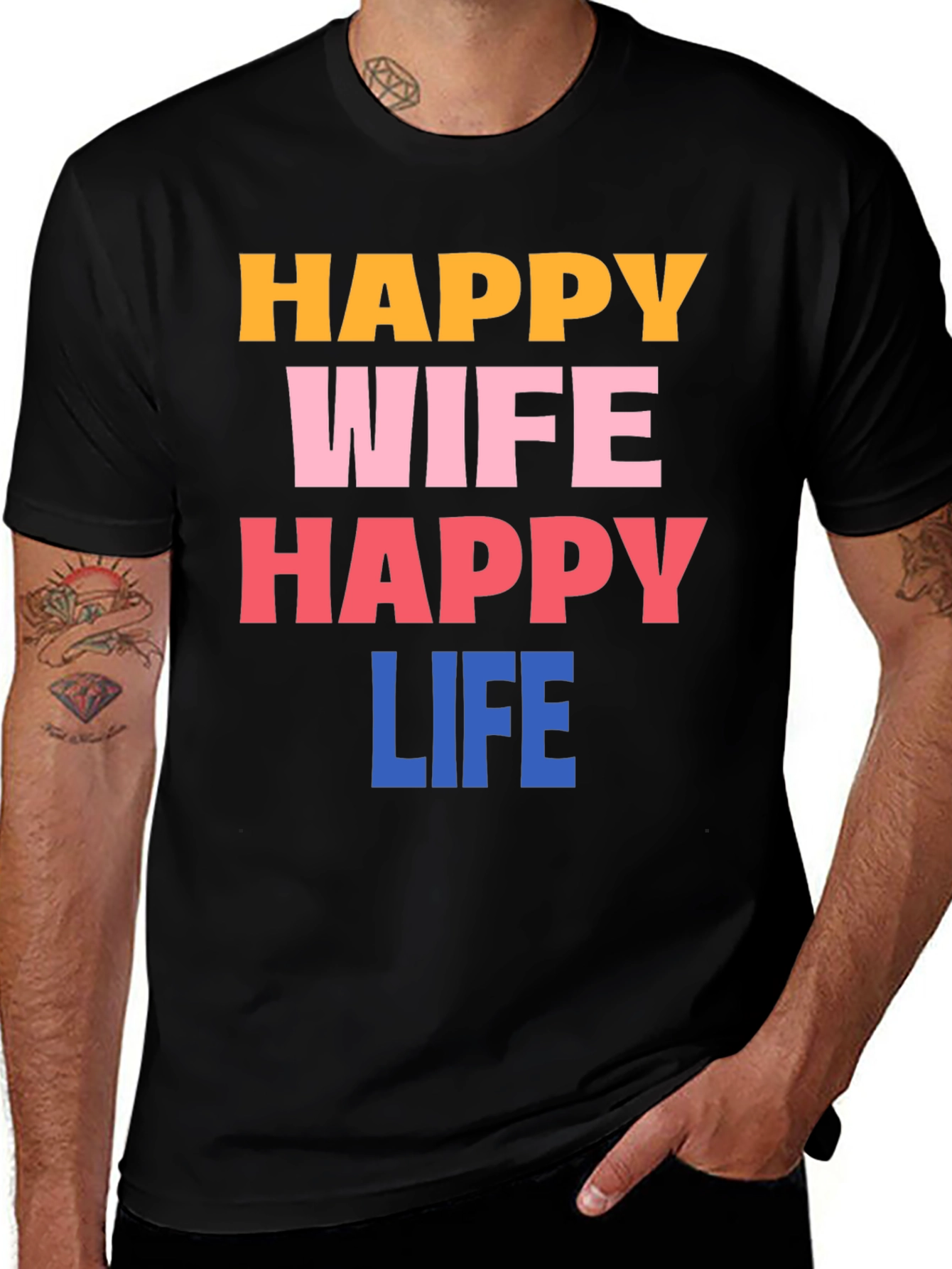 Variant 3 of Happy Wife Happy Life T-Shirt