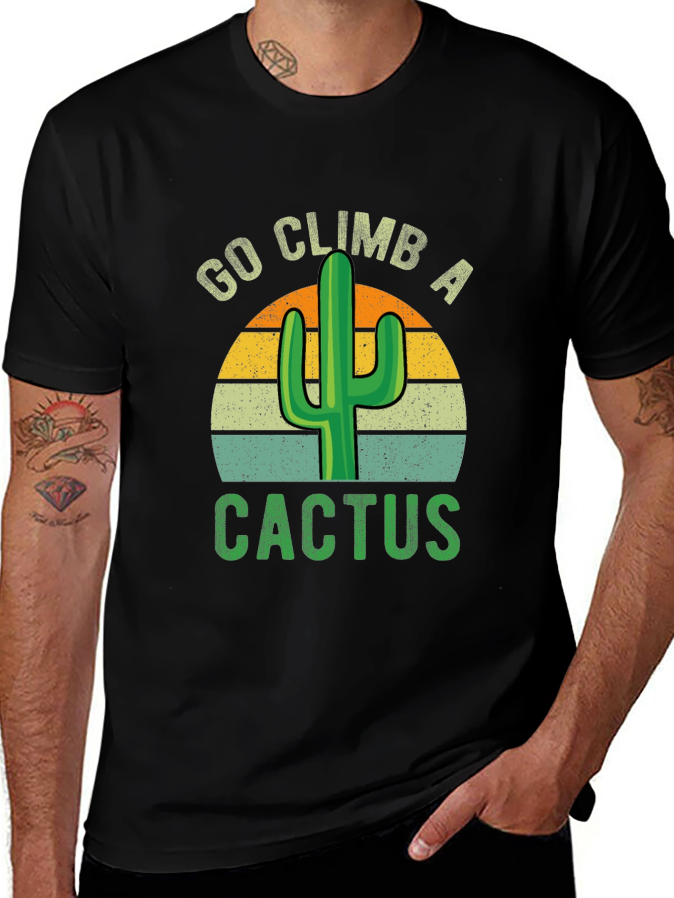 Variant 10 of Go Climb A Cactus Graphic T-Shirt