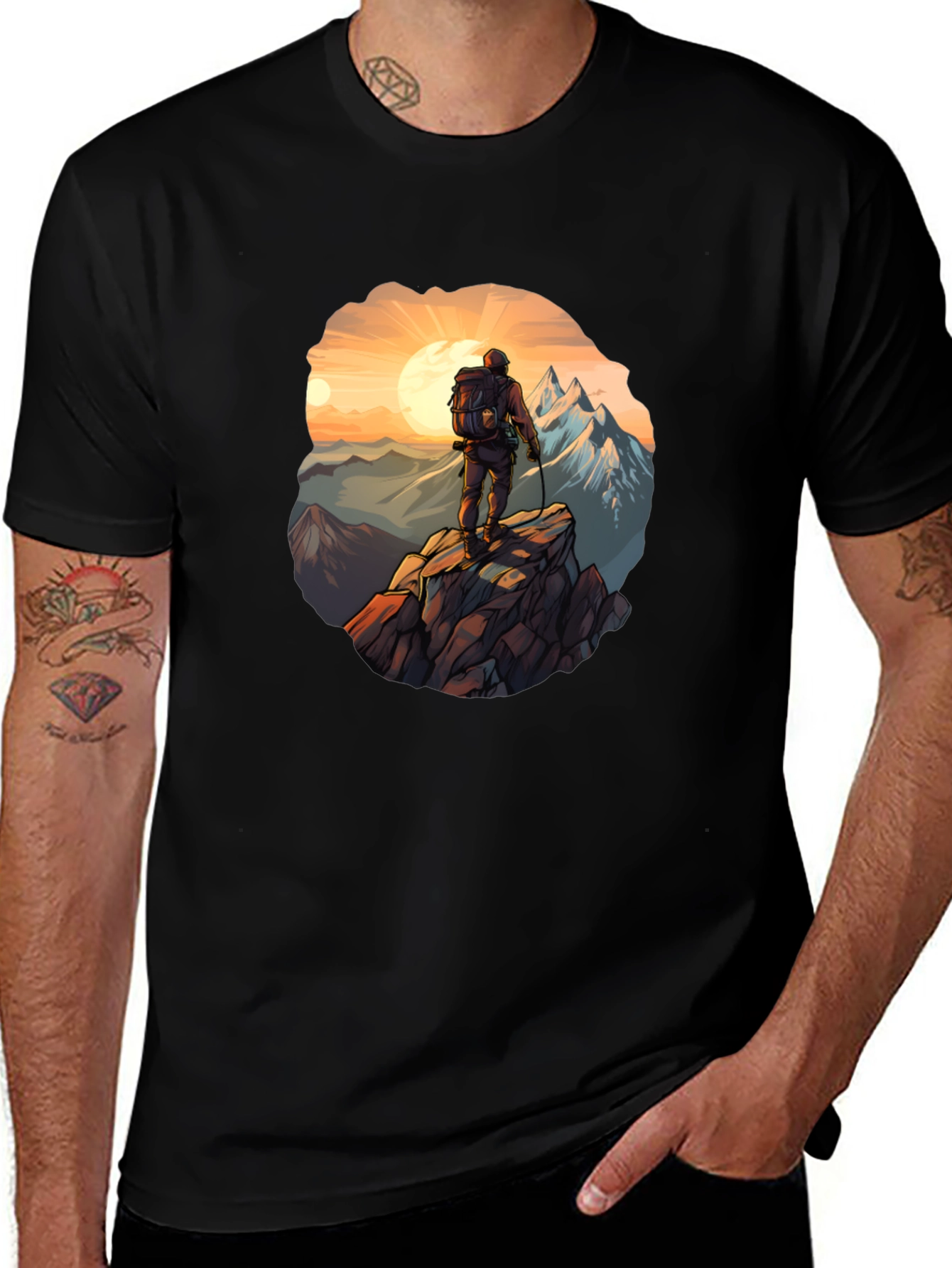 Variant 10 of Mountain Climber Graphic Tee - Adventure Awaits!