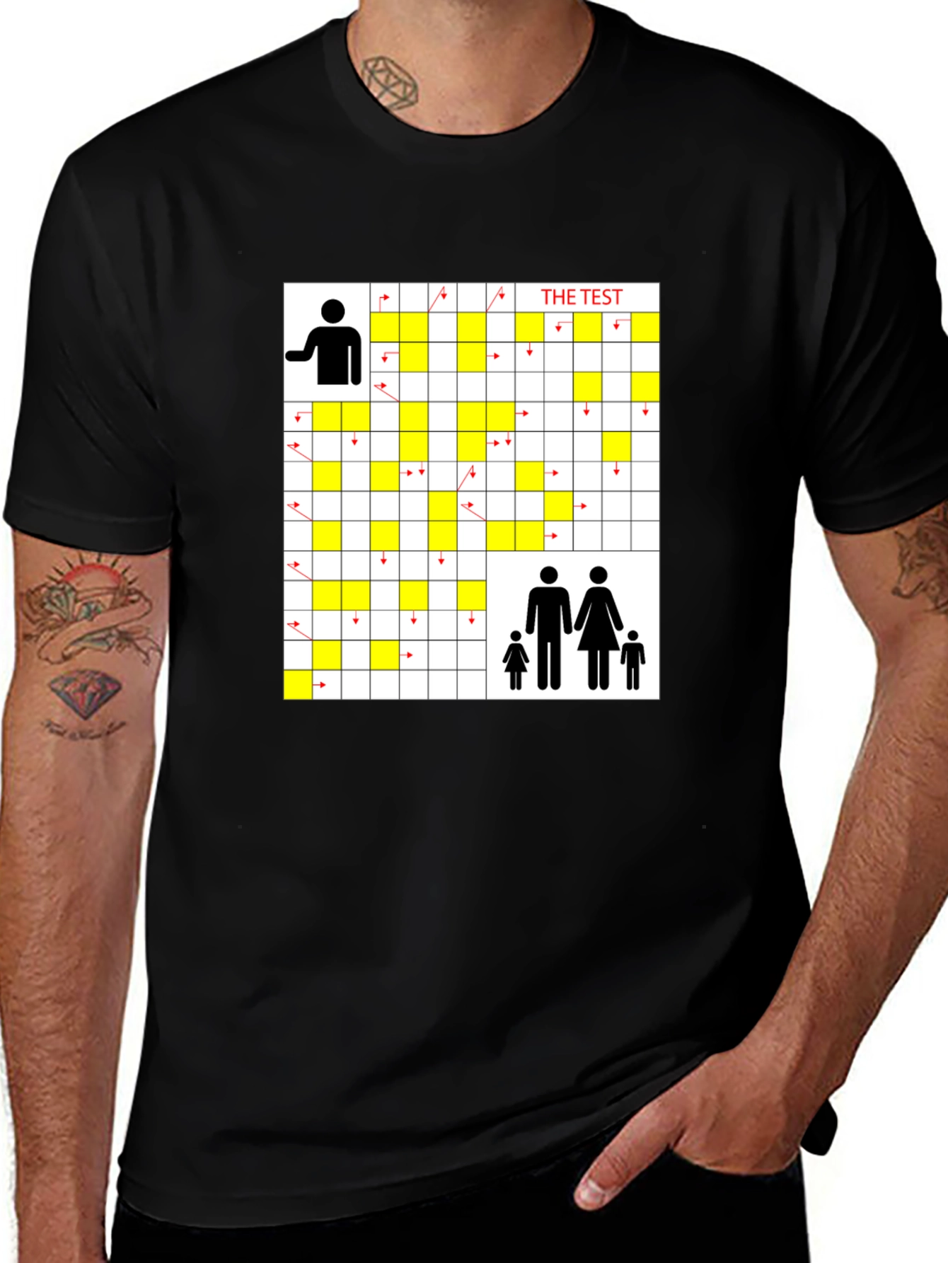 The Test Family Crossword Tee