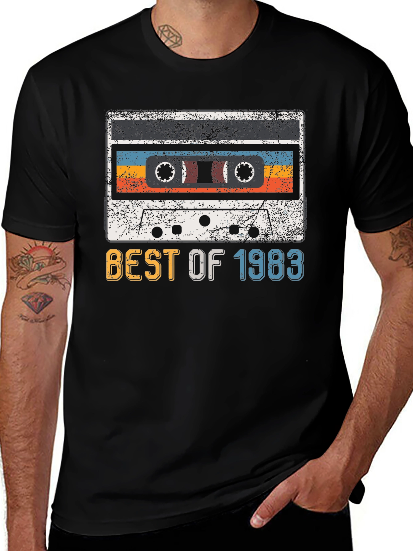 Variant 28 of Best of 1983 Cassette Tape Graphic T-Shirt