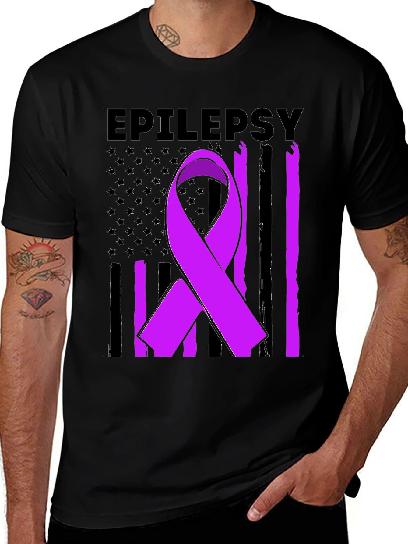 Epilepsy Awareness Ribbon T-Shirt
