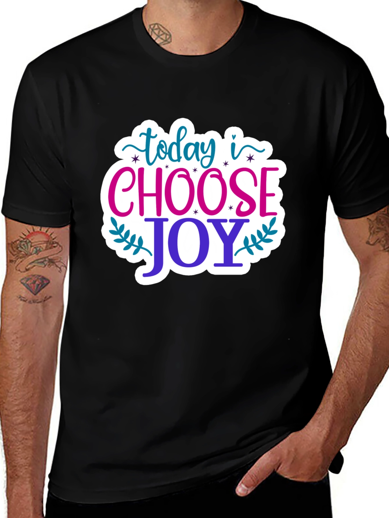 Variant 15 of Choose Joy Graphic Tee - Inspiring Comfort