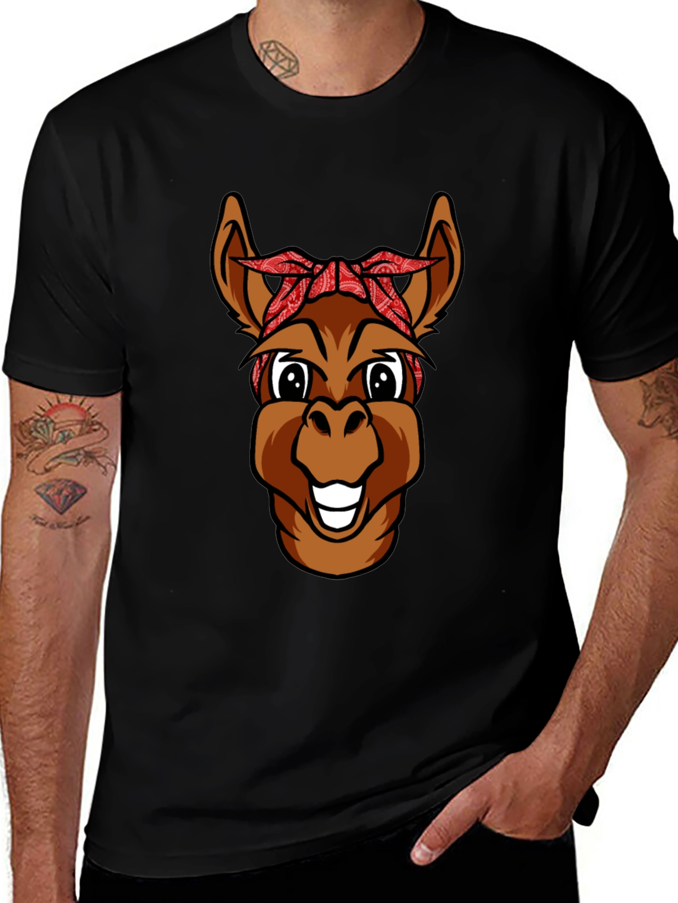 Variant 15 of Funny Cartoon Donkey T-Shirt
