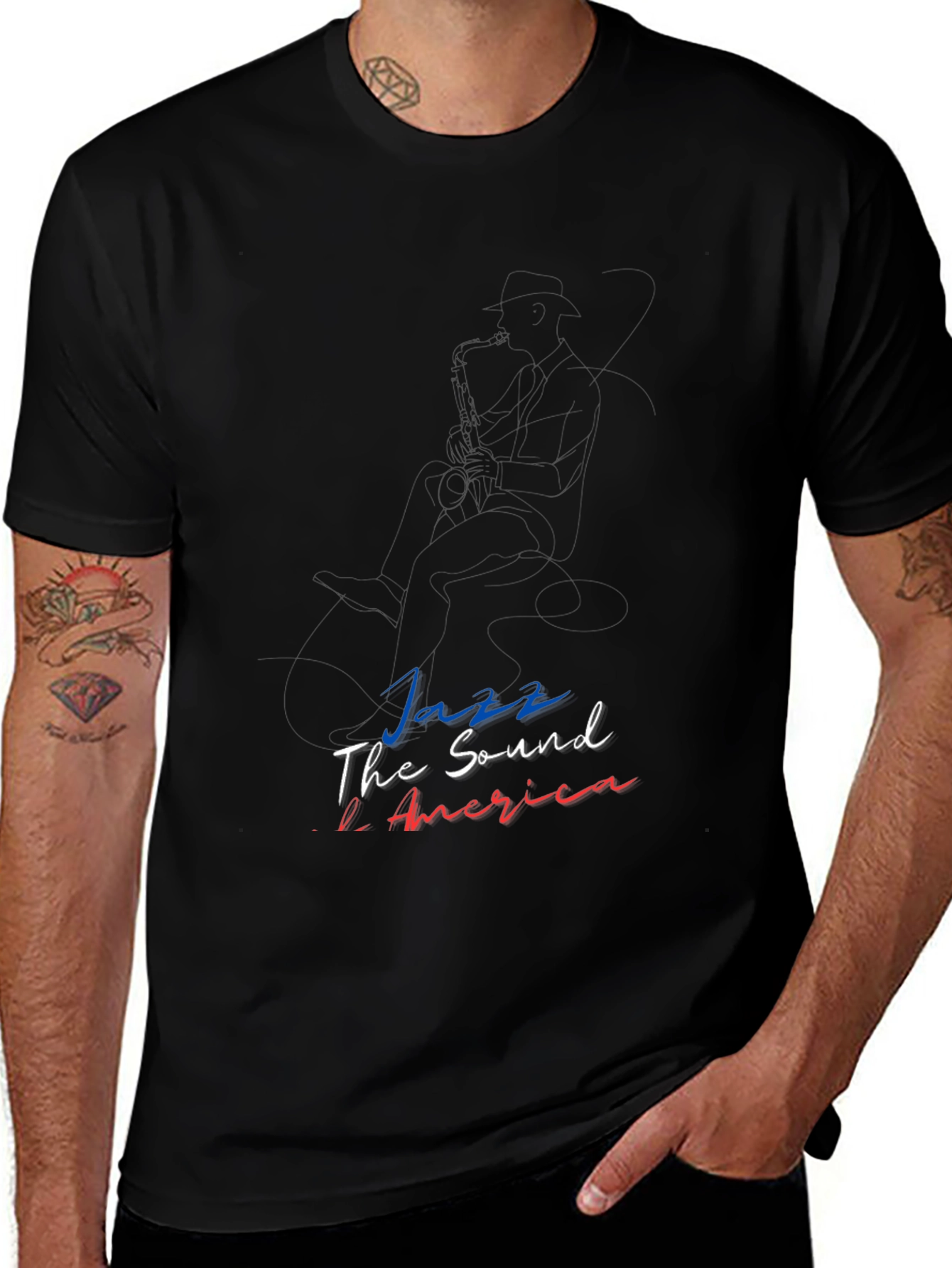 Variant 7 of Jazz the Sound of America T-Shirt