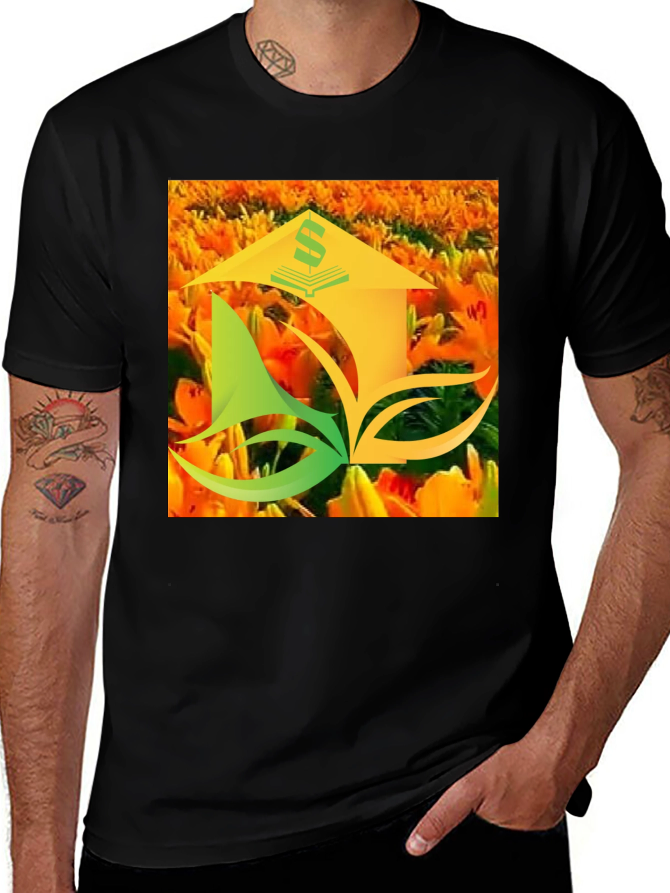 Variant 27 of Nature Inspired Graphic T-Shirt