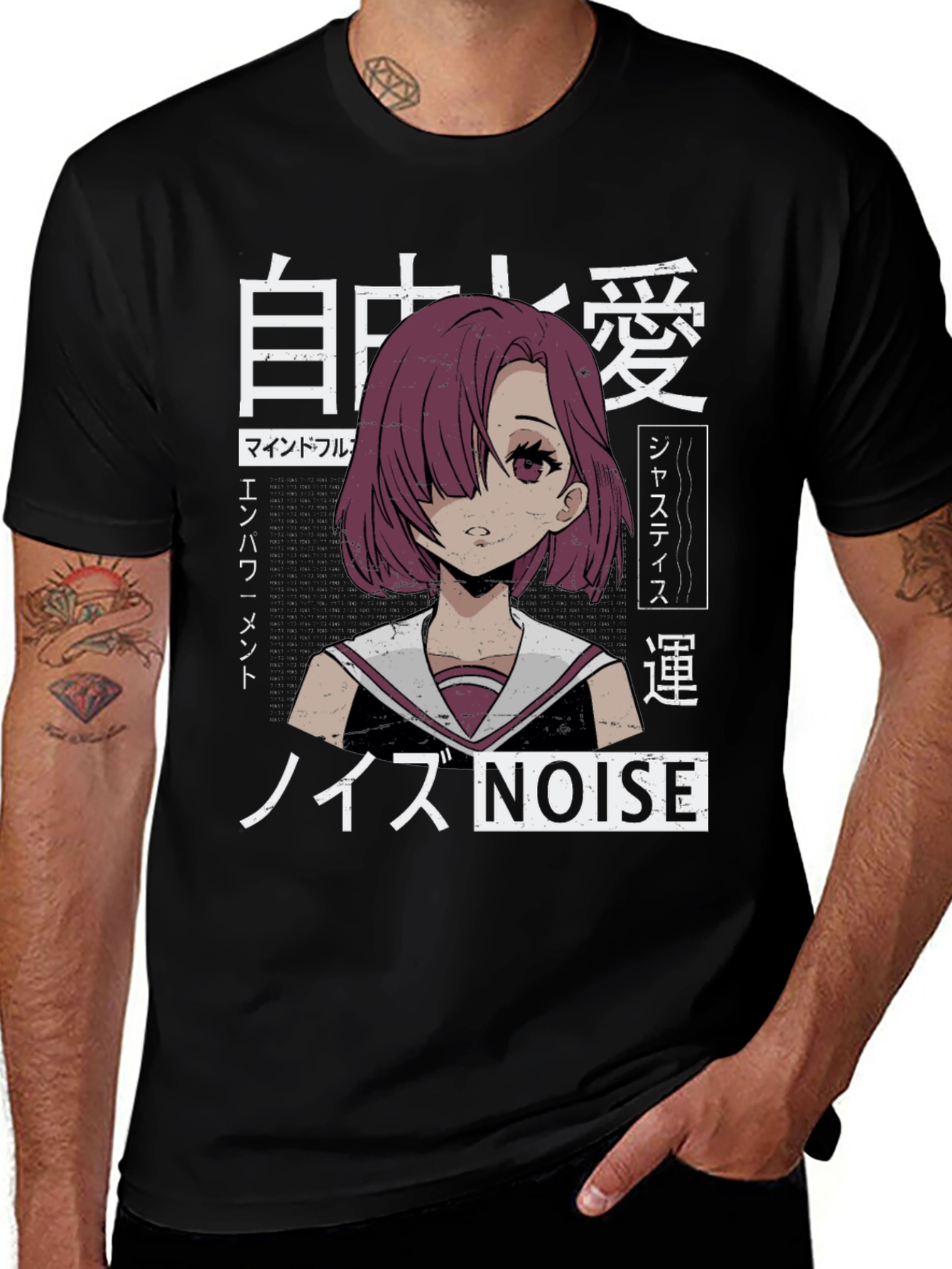 Variant 11 of Anime Girl Graphic Tee - Unique Streetwear T-Shirt