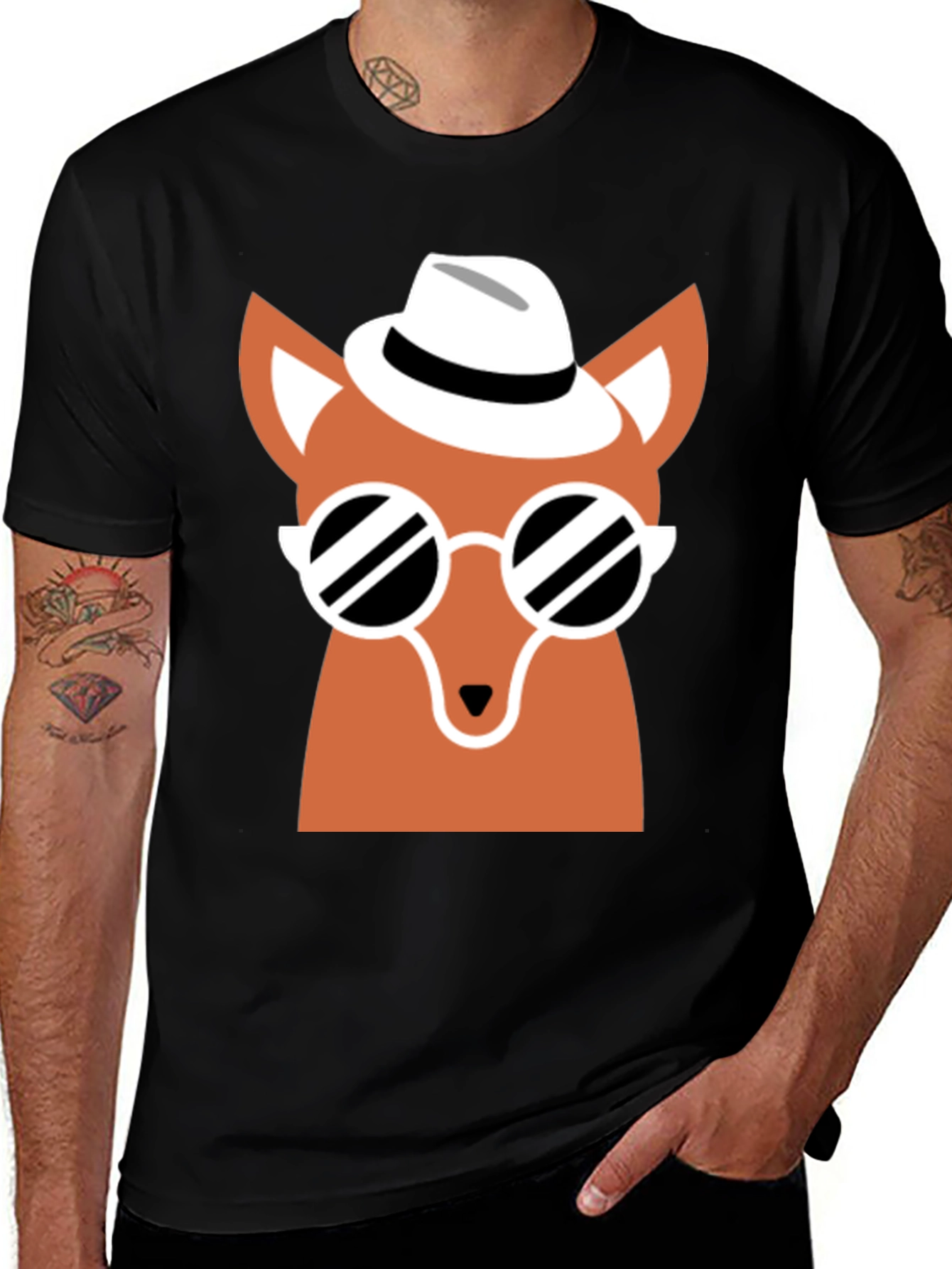 Variant 10 of Cool Fox T-Shirt: Urban Style
