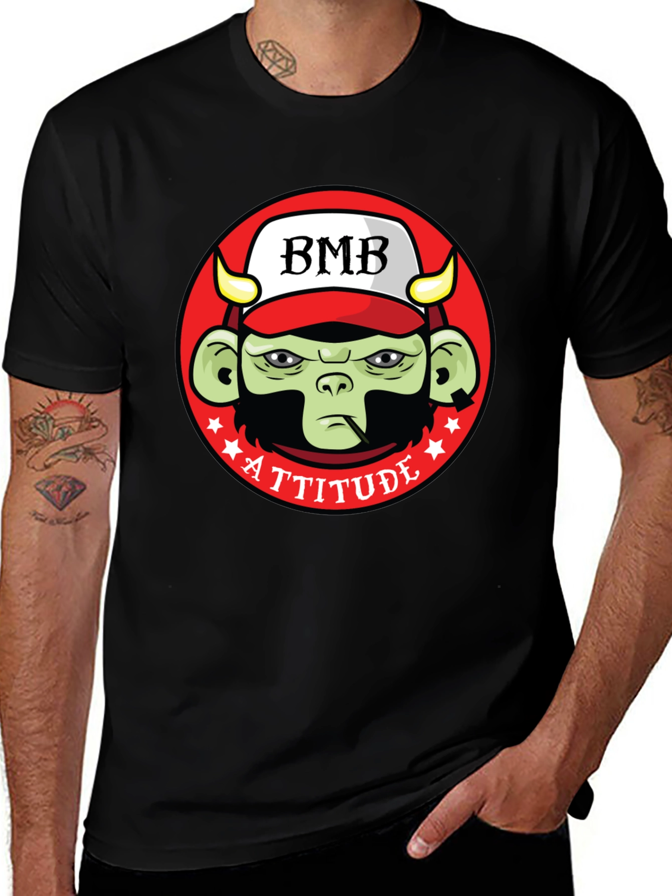 Variant 21 of BMB Attitude Graphic T-Shirt