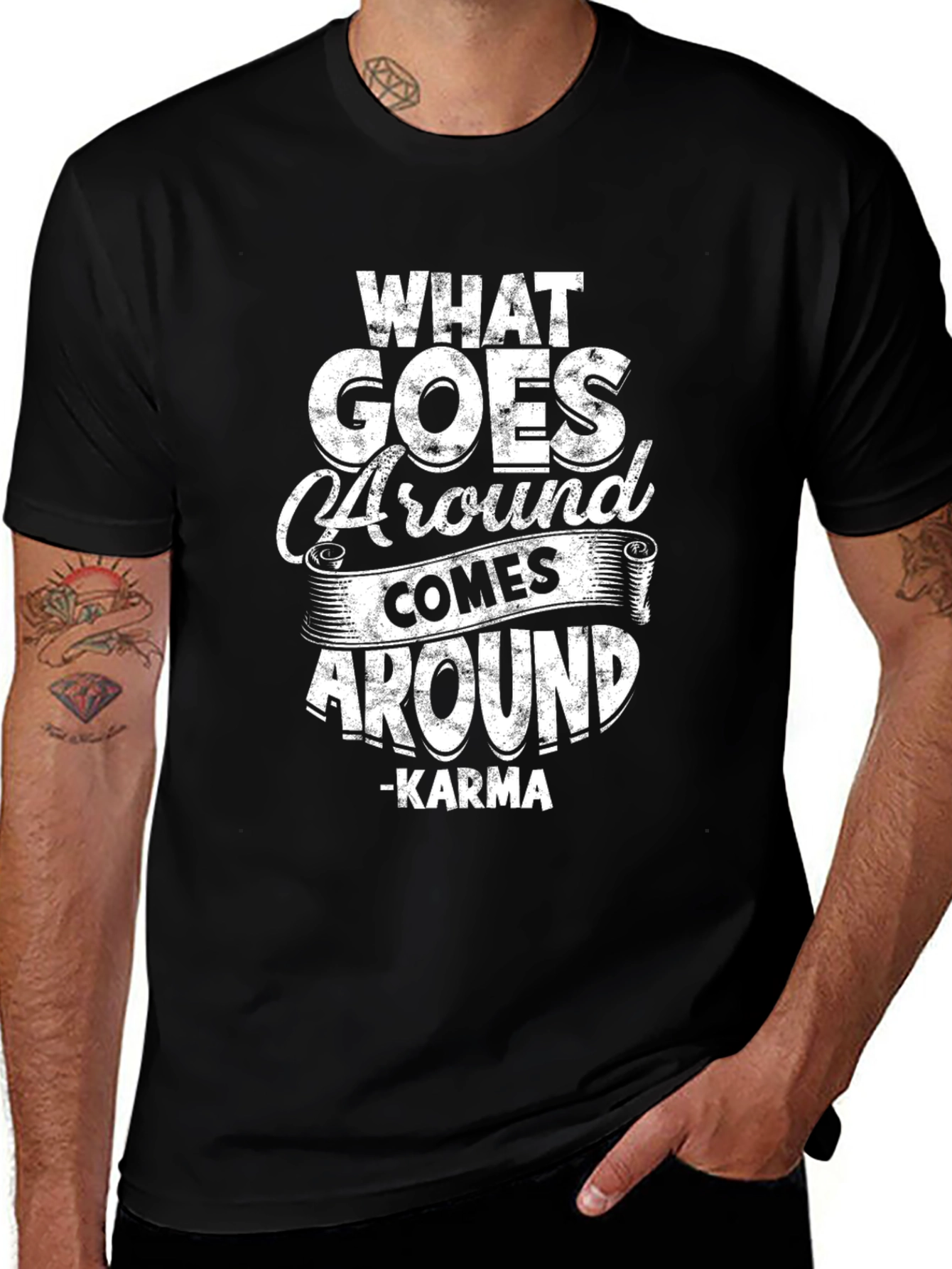 Karma Graphic T-Shirt