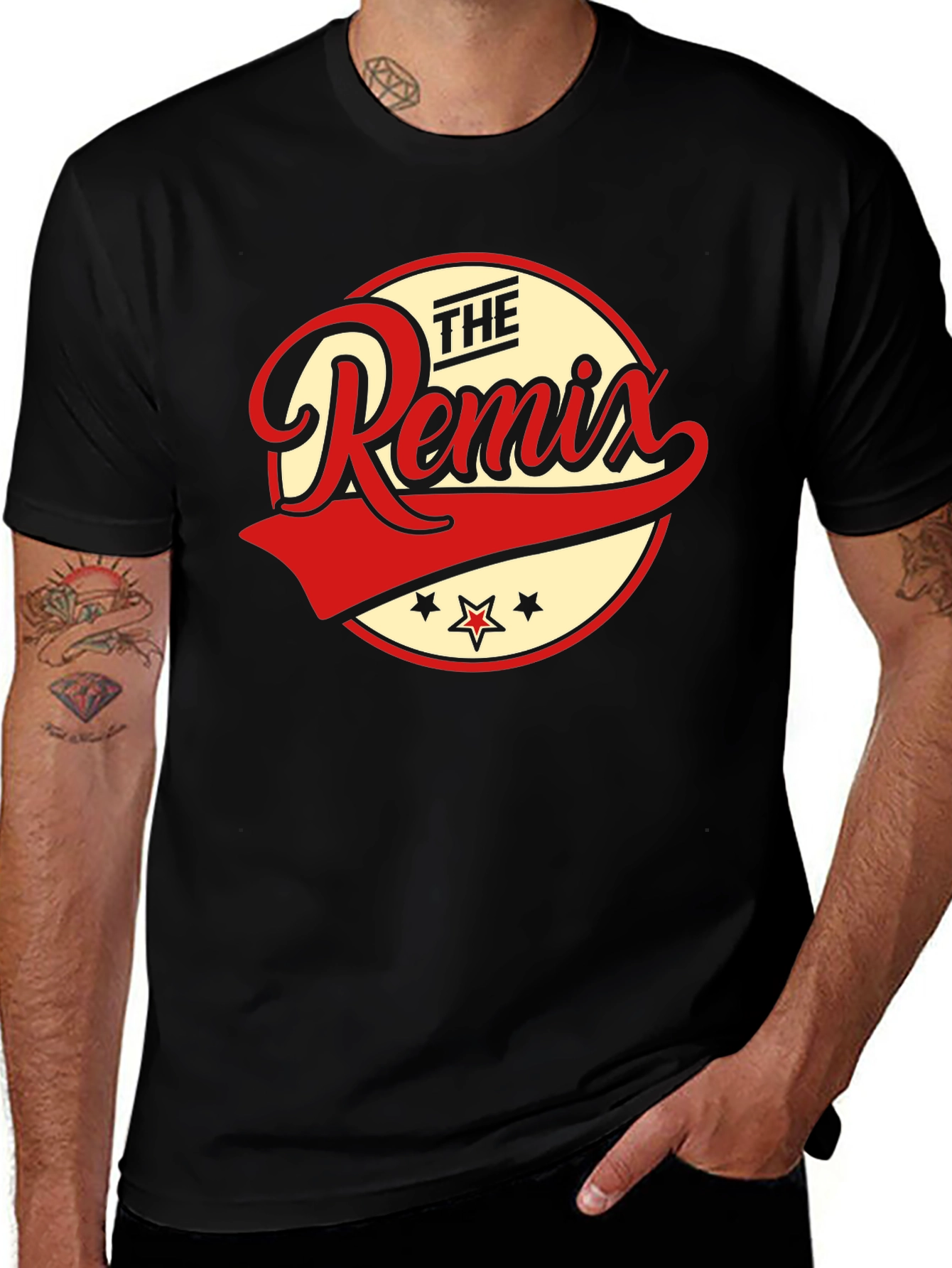 Variant 17 of The Remix Graphic T-Shirt - Retro Style