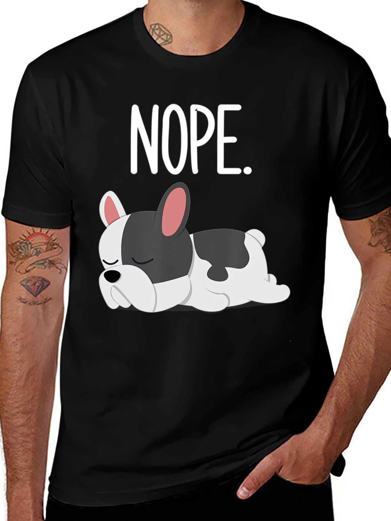 Variant 12 of Nope Sleeping Dog T-Shirt
