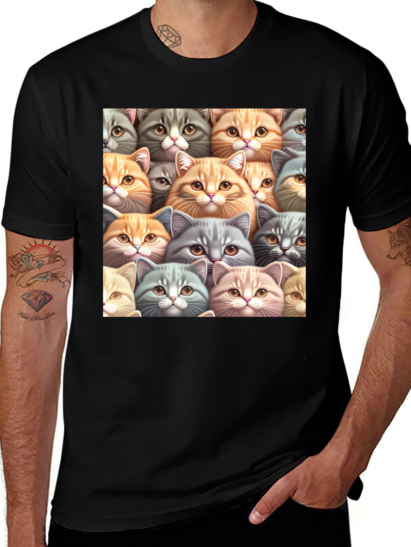 Variant 10 of Cats Everywhere T-Shirt