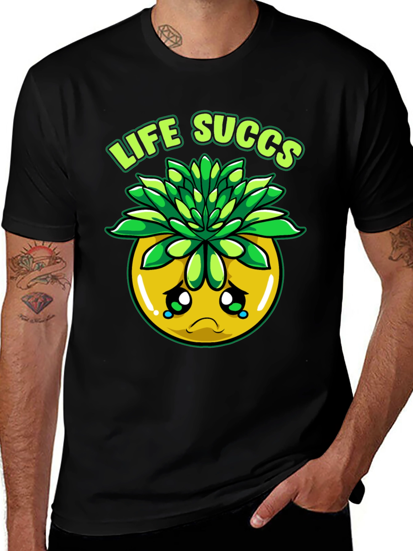 Variant 11 of Life Succs T-Shirt - Funny Plant Pun Tee