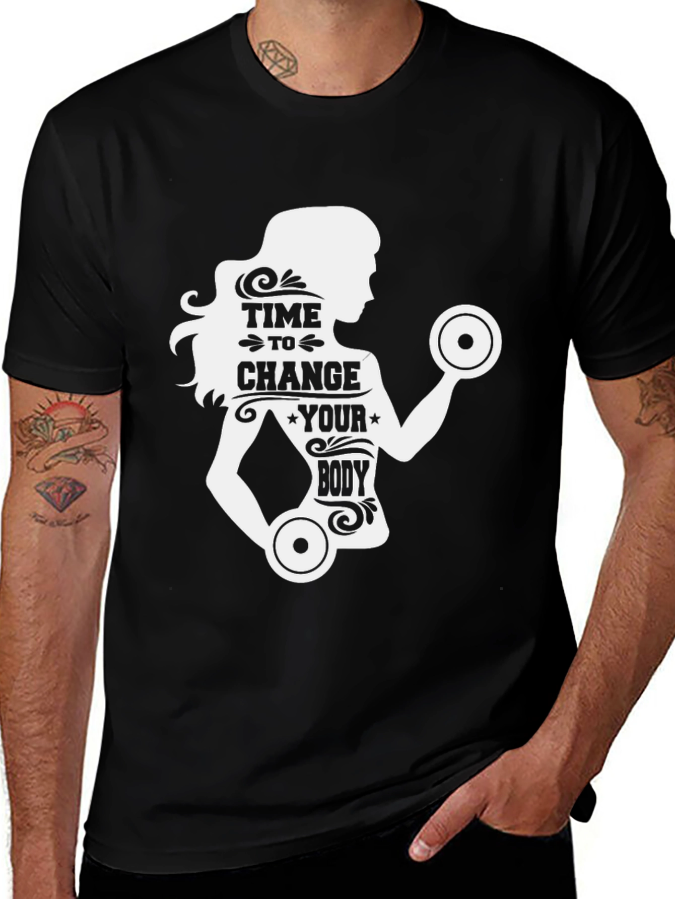 Variant 26 of Time To Change Your Body T-Shirt