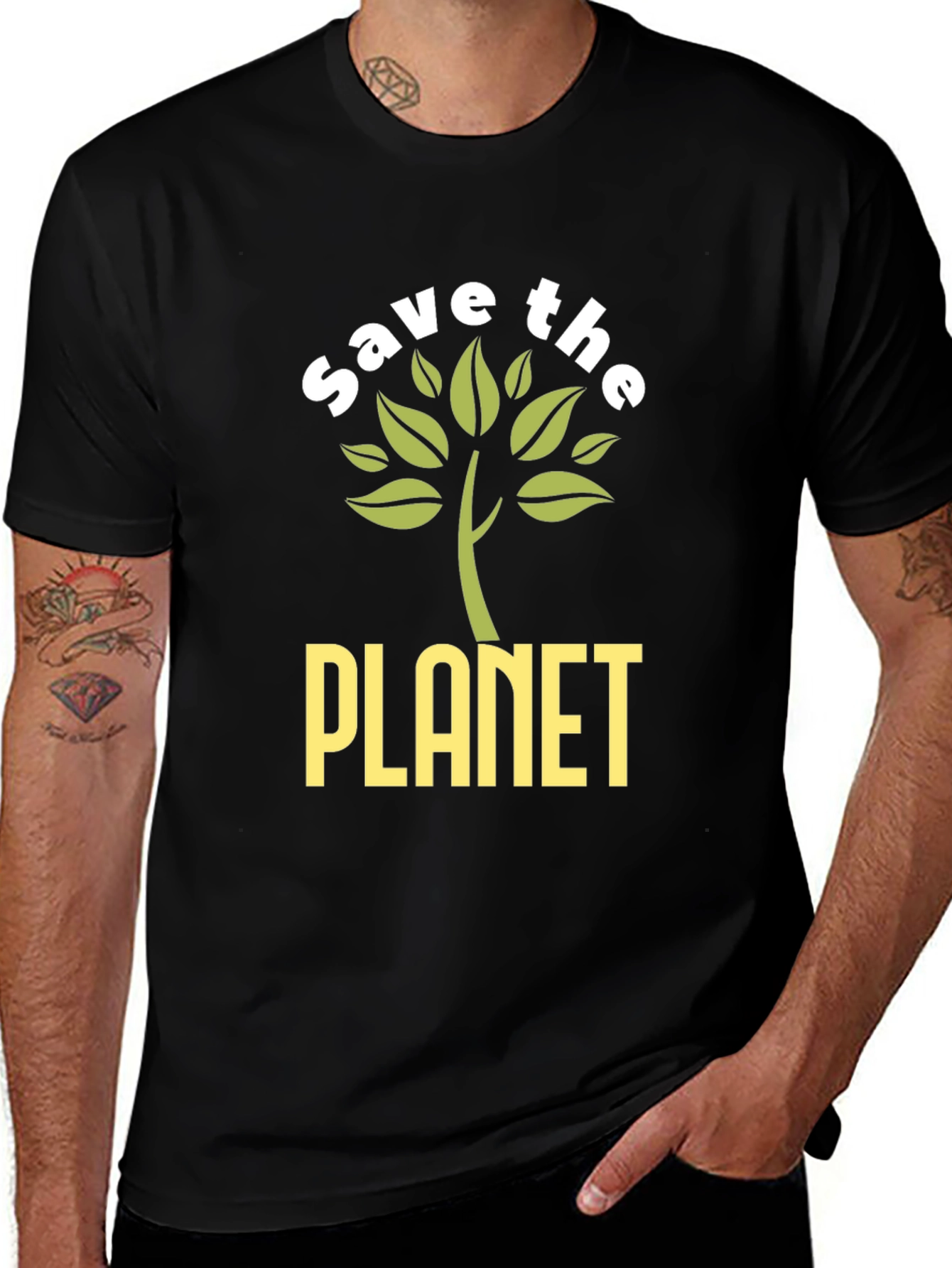 Variant 18 of Save the Planet T-Shirt - Eco-Friendly Design
