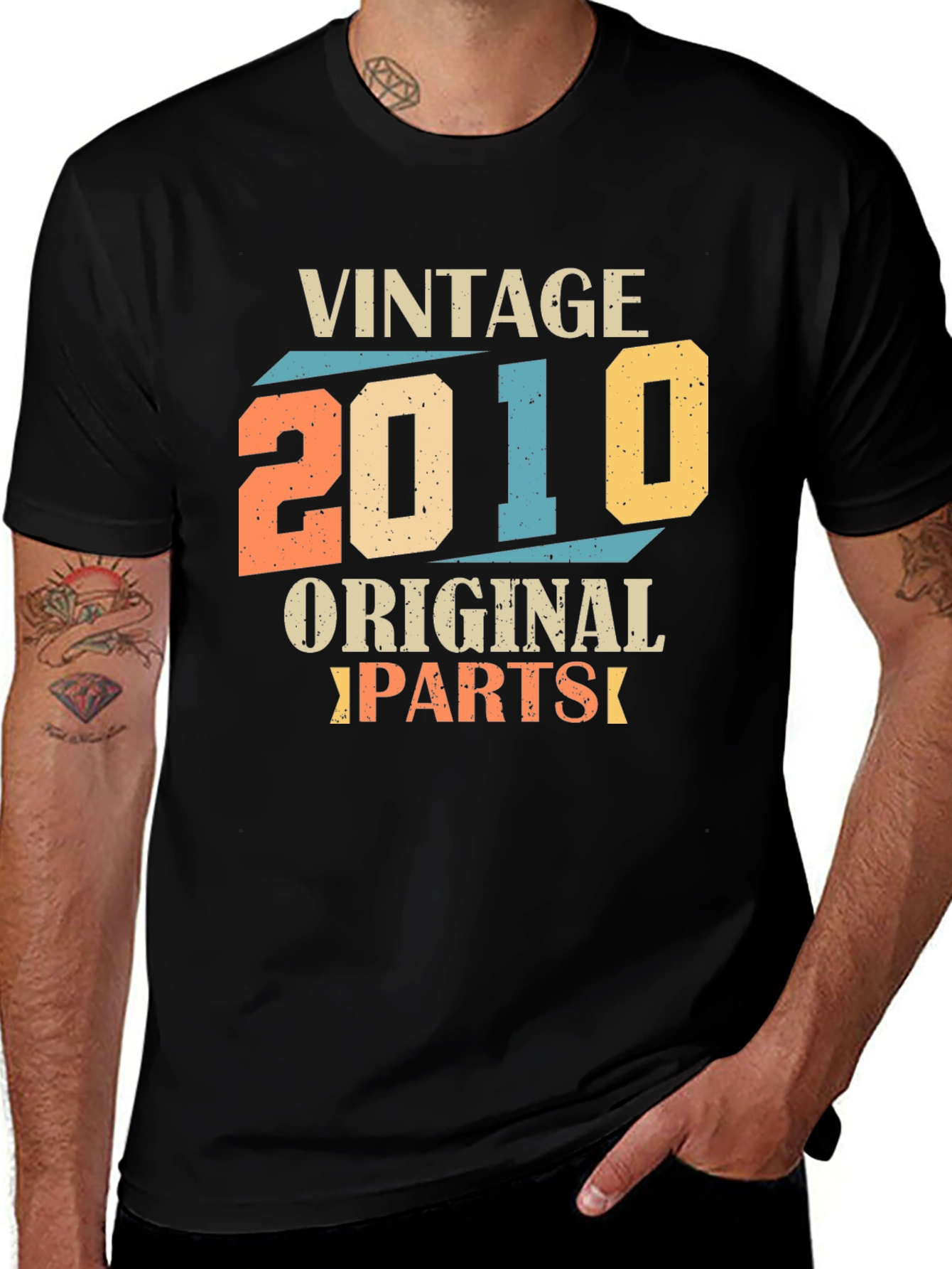 Variant 4 of Vintage 2010 Original Parts Graphic T-Shirt