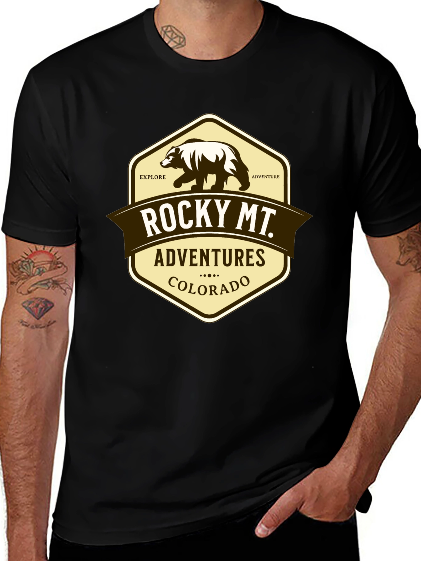 Variant 15 of Rocky Mountain Adventures Black T-Shirt